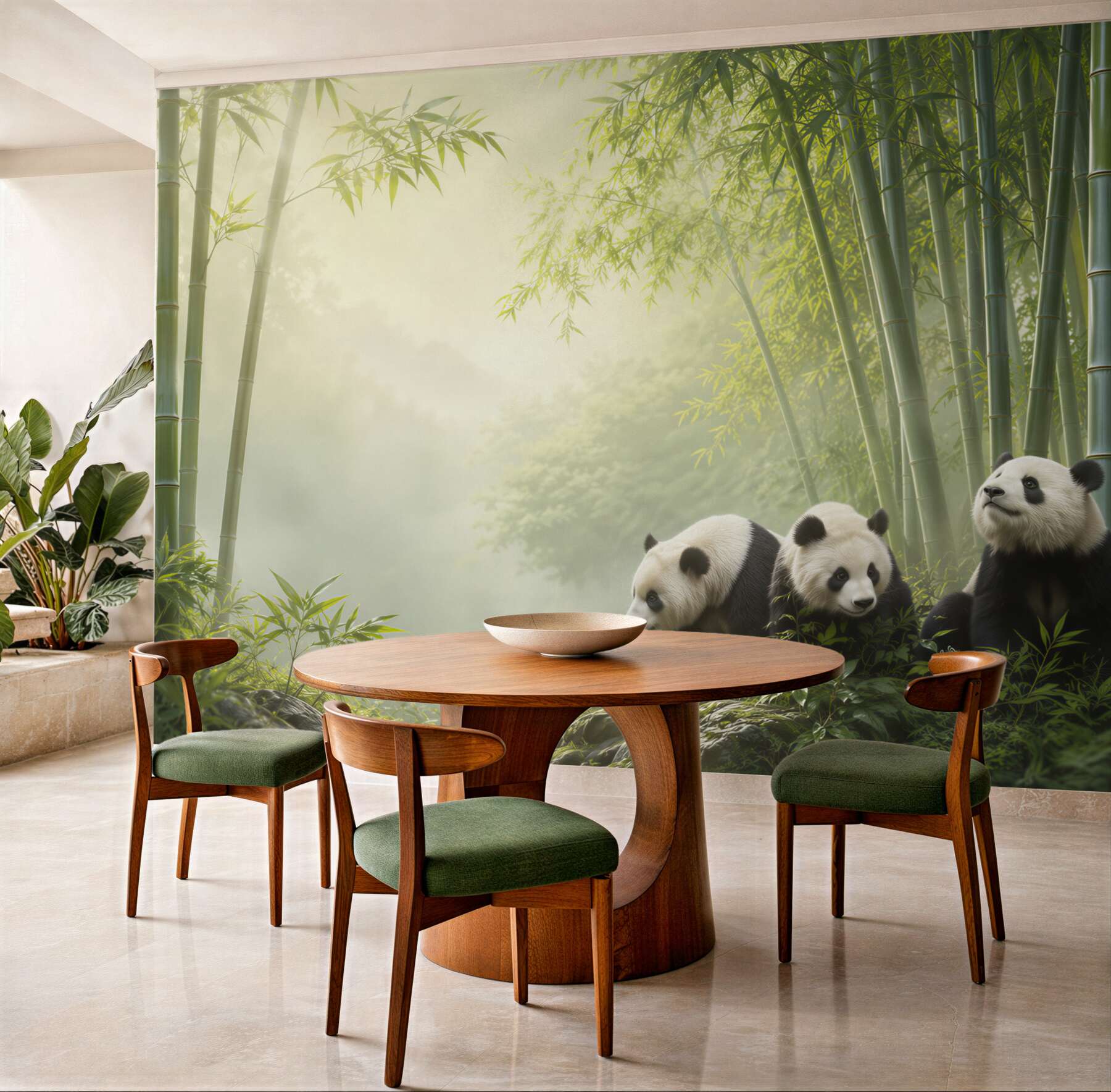 Fototapeta Panda w bambusowym lesie?v23