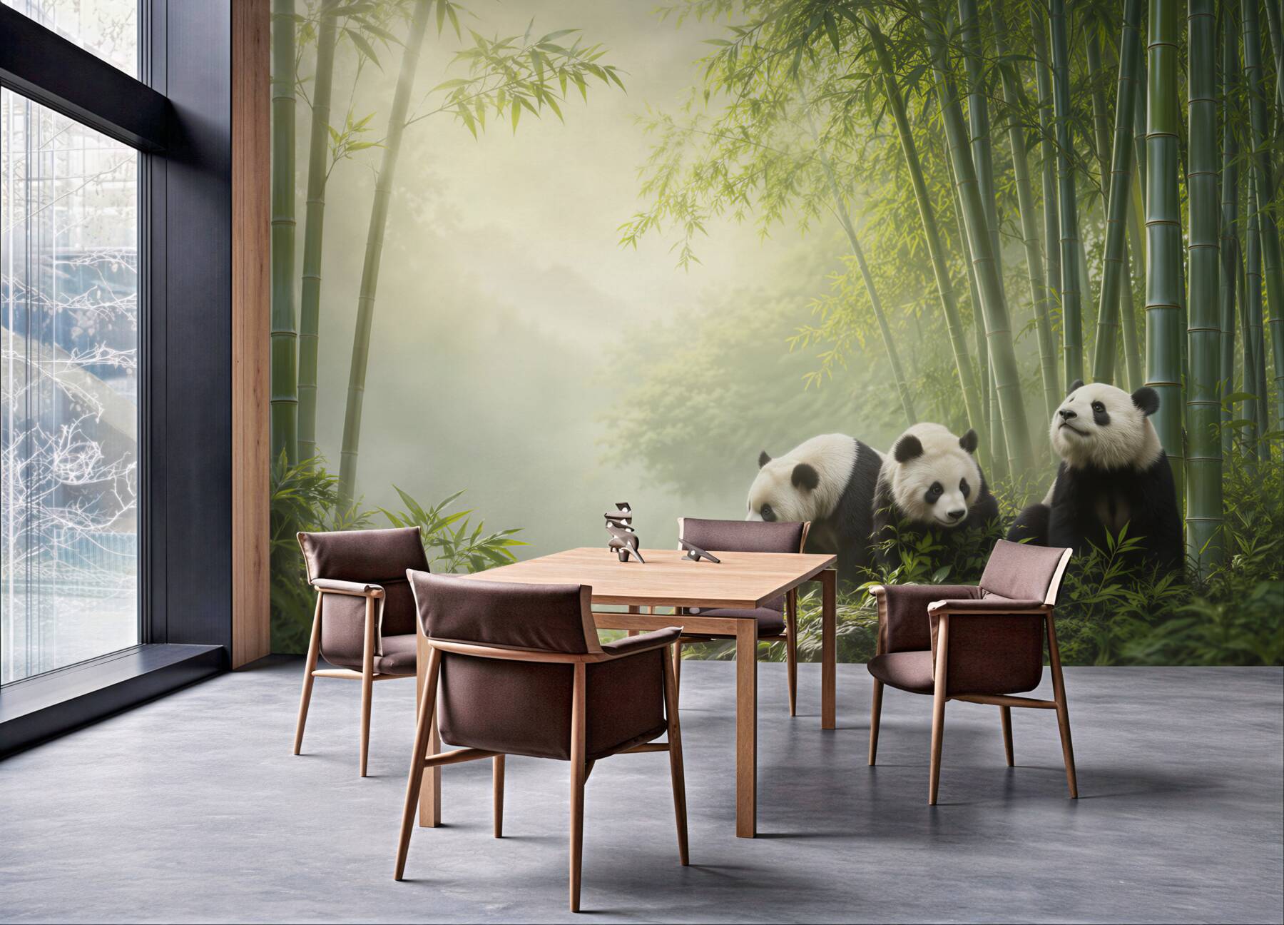 Fototapeta Panda w bambusowym lesie?v23