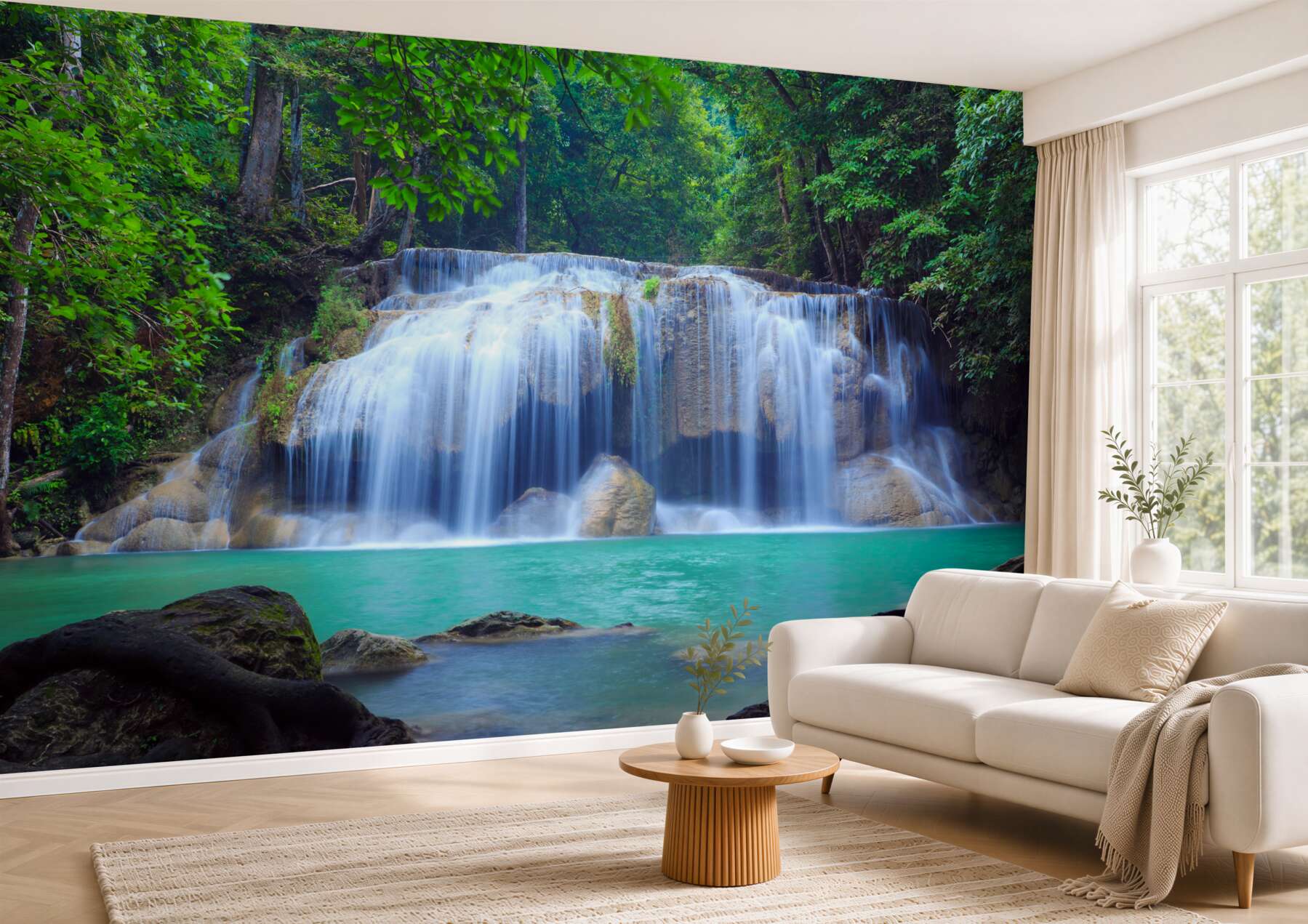 Fototapeta Erawan wodospad, Kanchanaburi, Tajlandia?v23