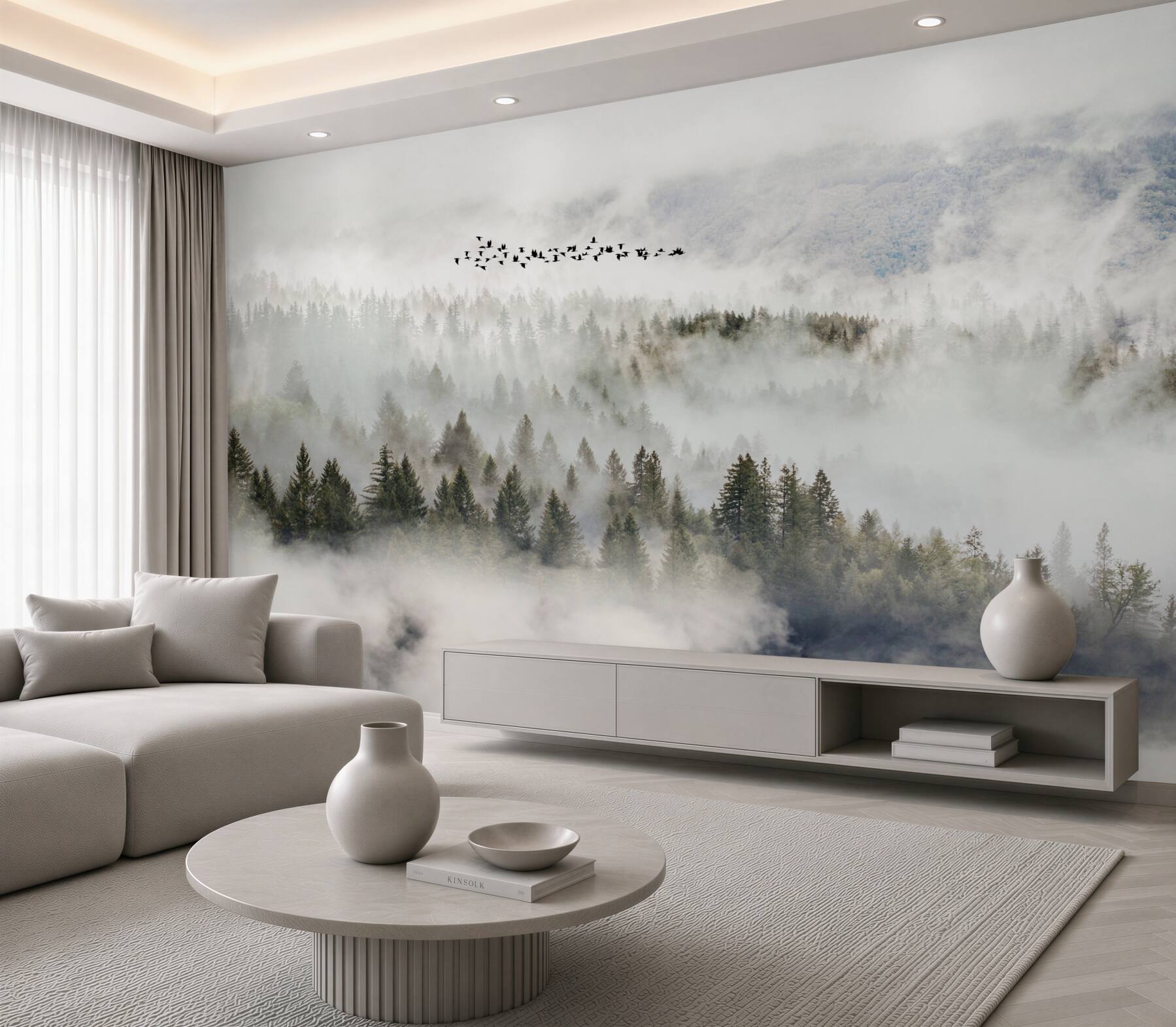 Fototapeta Zamglone góry?v23
