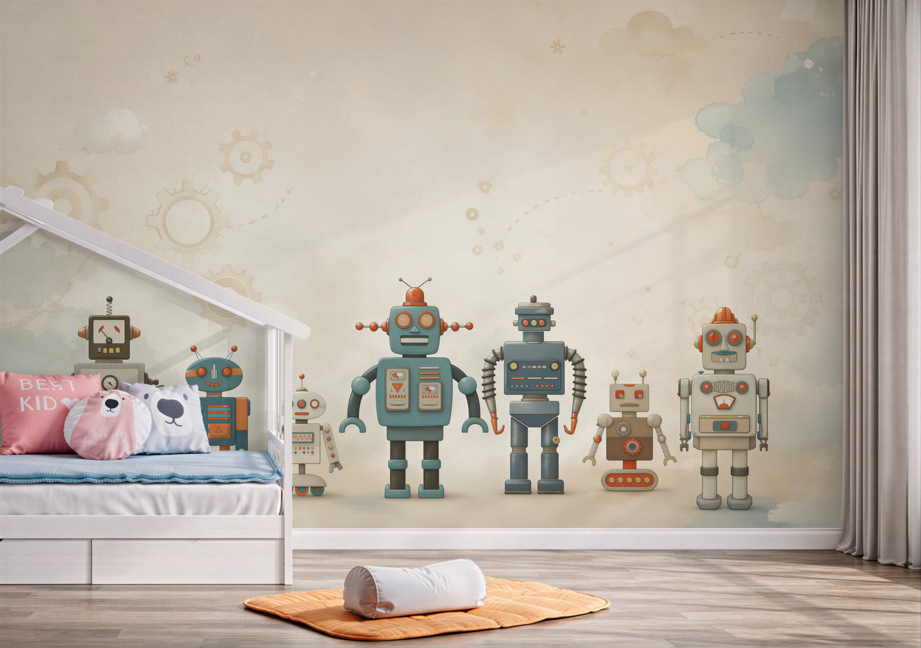 Fototapeta Roboty w pokoju dziecinnym?v23