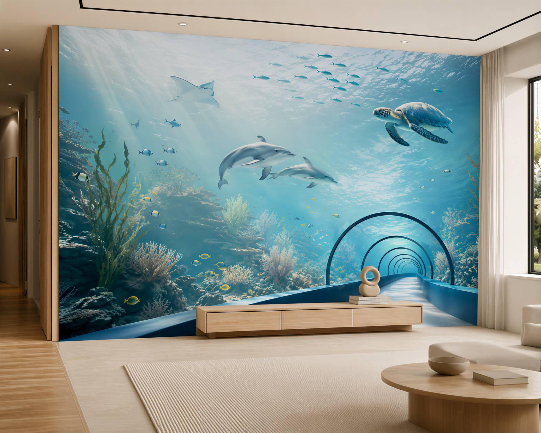Fototapeta Oceanarium z delfinami?v23