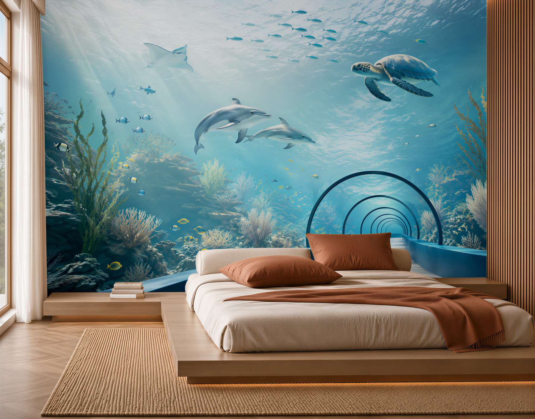 Fototapeta Oceanarium z delfinami?v23
