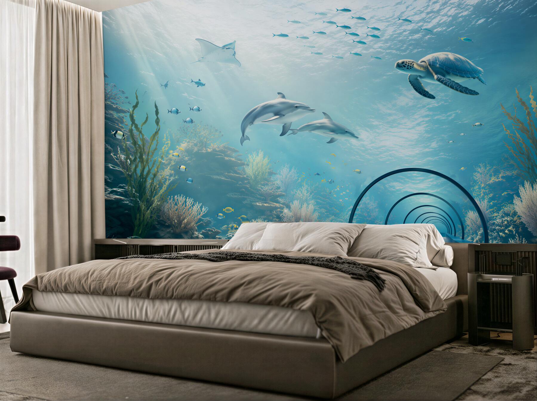 Fototapeta Oceanarium z delfinami?v23