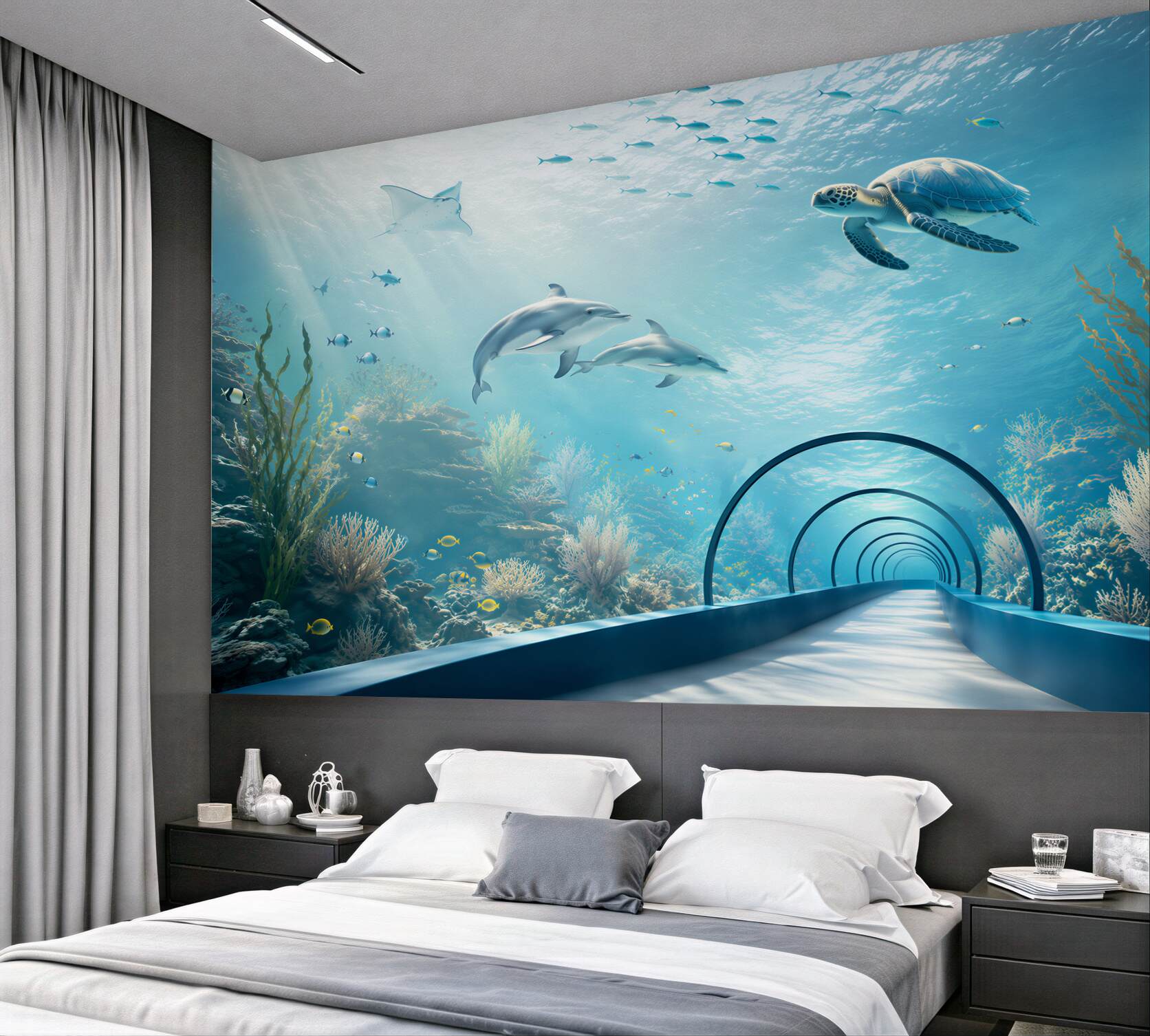Fototapeta Oceanarium z delfinami?v23