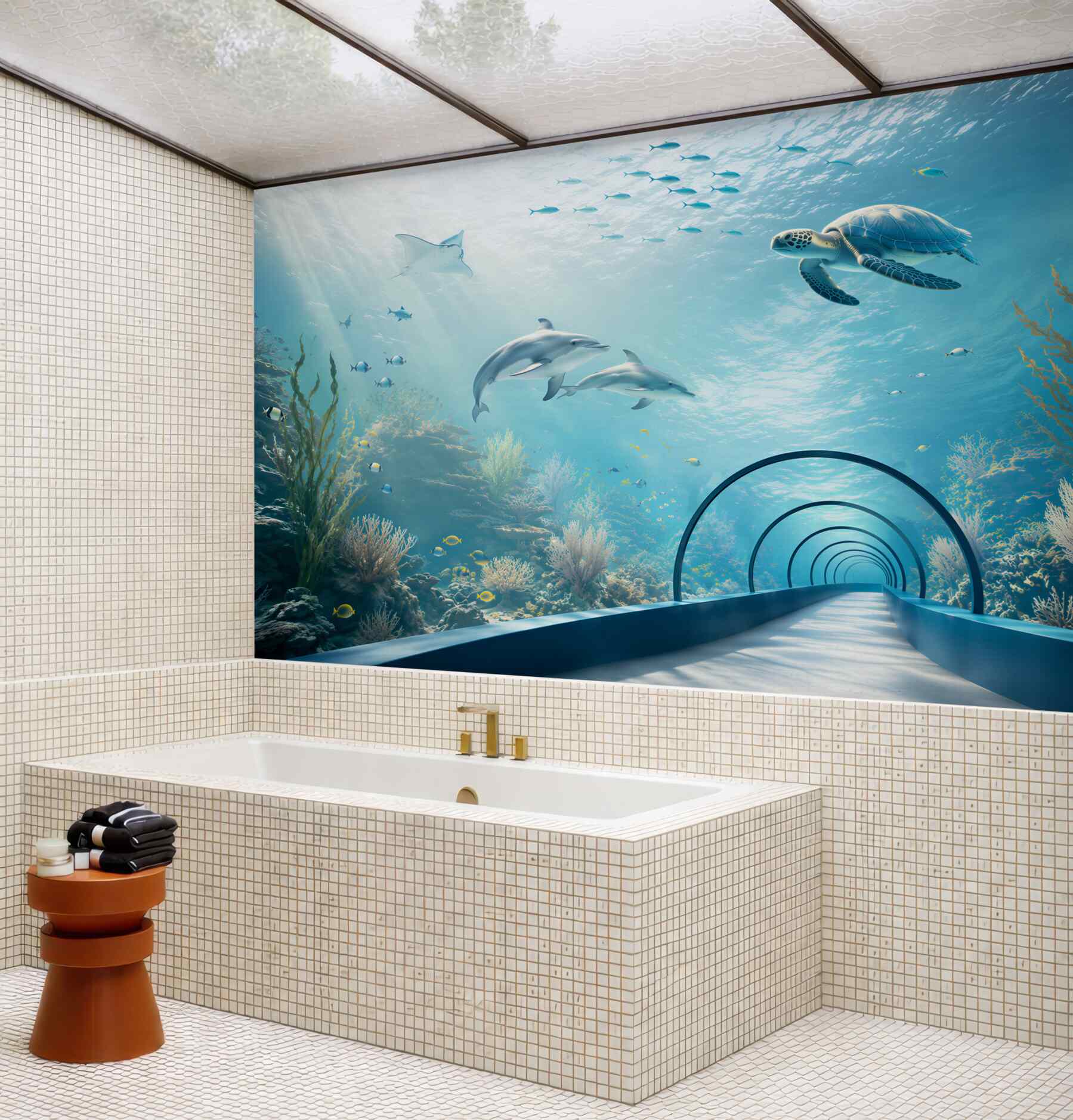 Fototapeta Oceanarium z delfinami?v23