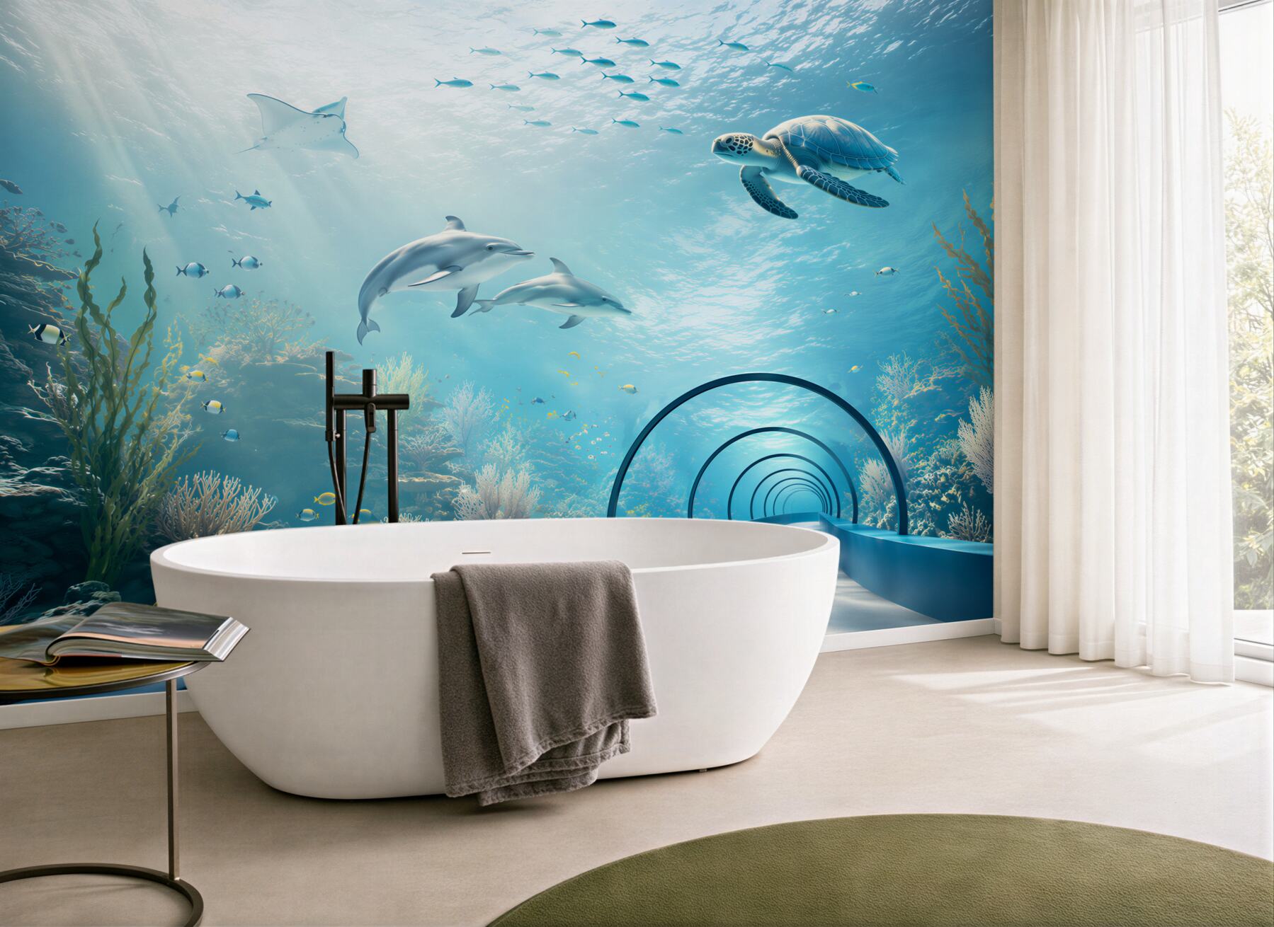 Fototapeta Oceanarium z delfinami?v23