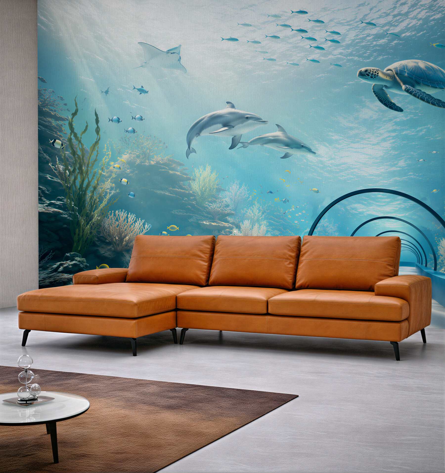 Fototapeta Oceanarium z delfinami?v23