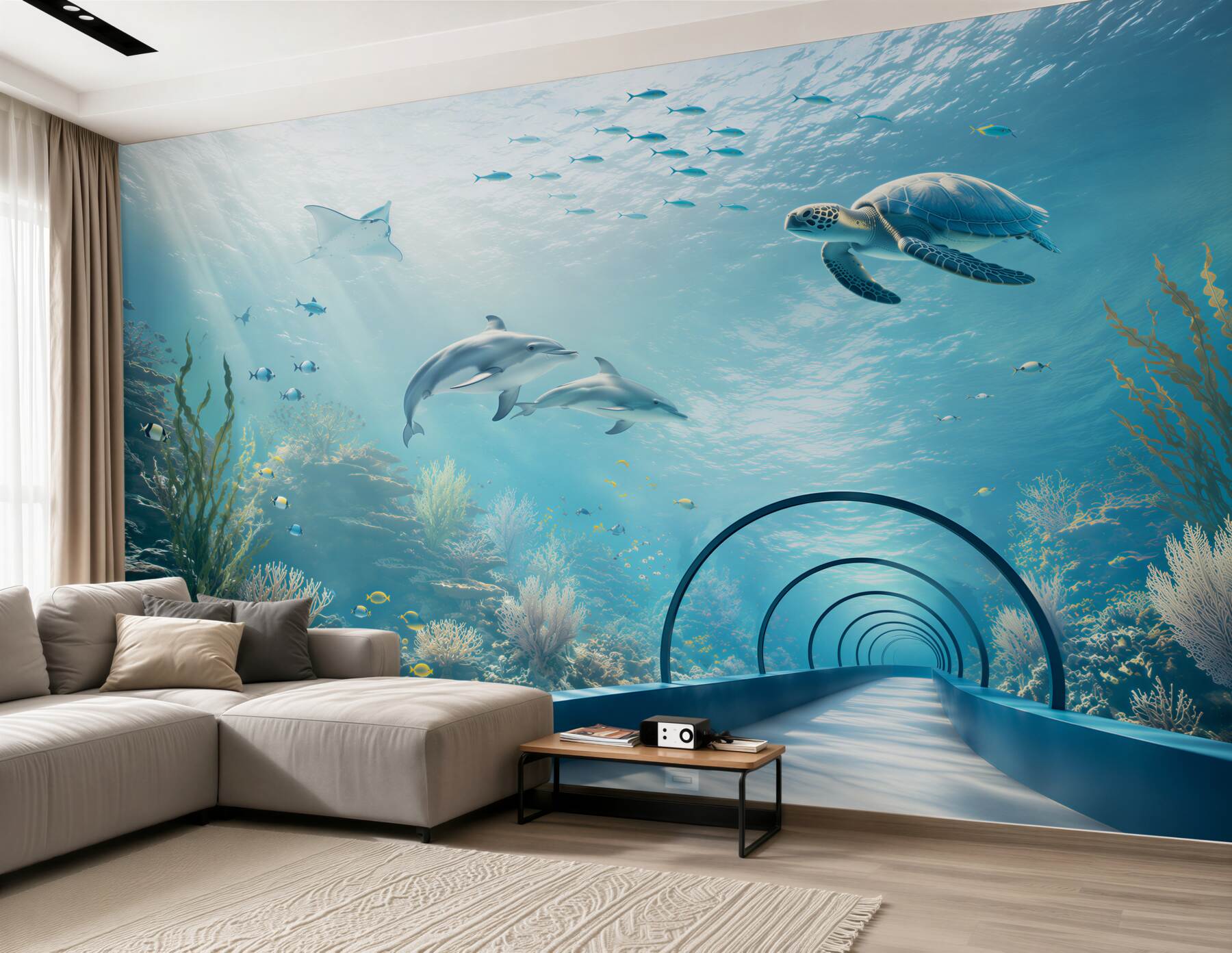 Fototapeta Oceanarium z delfinami?v23