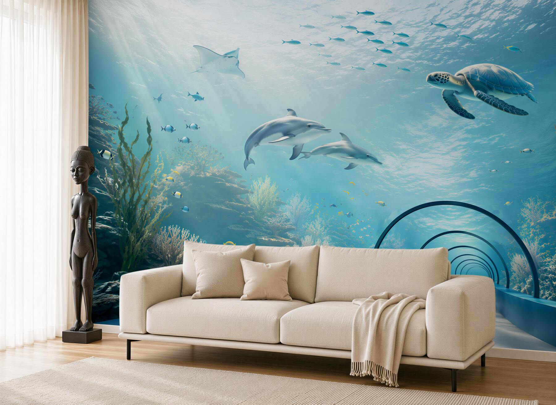 Fototapeta Oceanarium z delfinami?v23