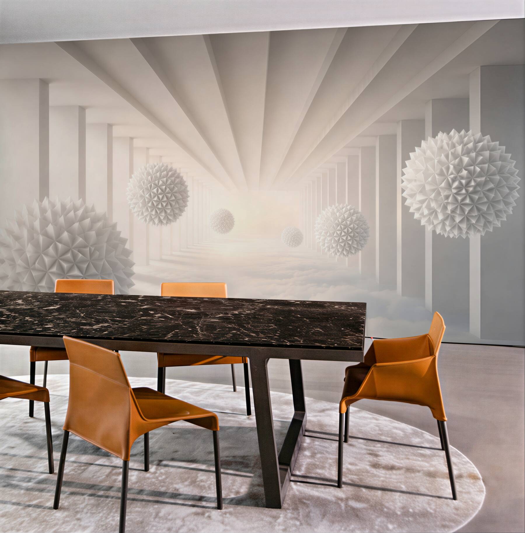 Fototapeta kule nad chmurami?v23