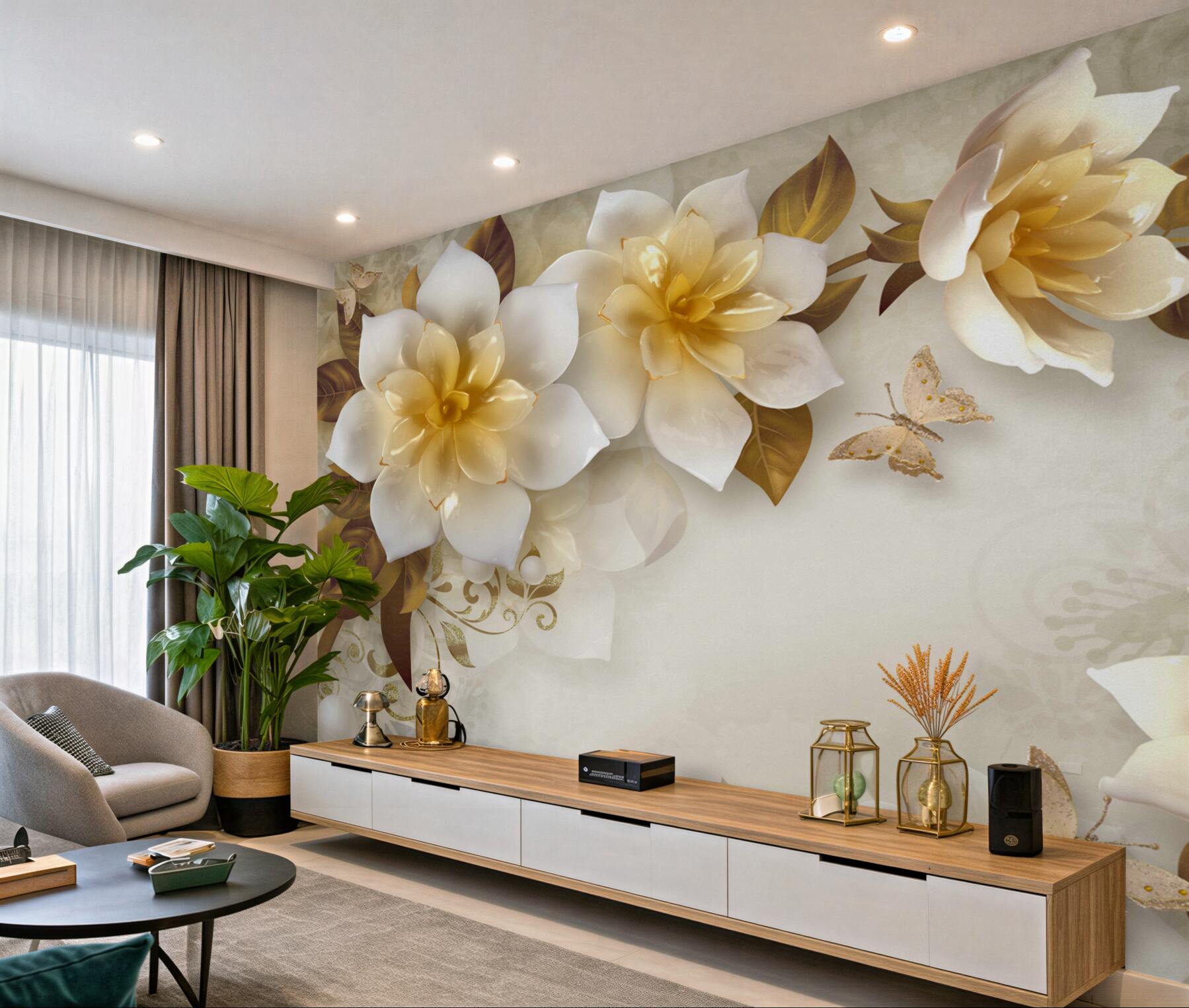 Fototapeta PORCELANOWE KWIATY?v23