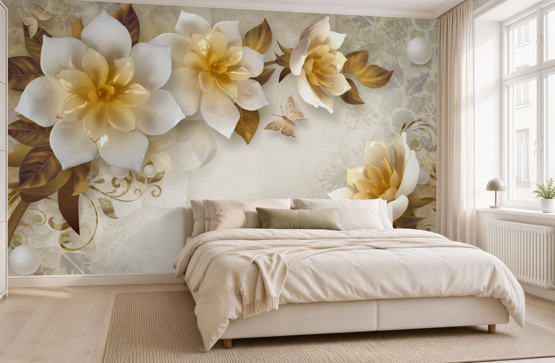 Fototapeta PORCELANOWE KWIATY?v23