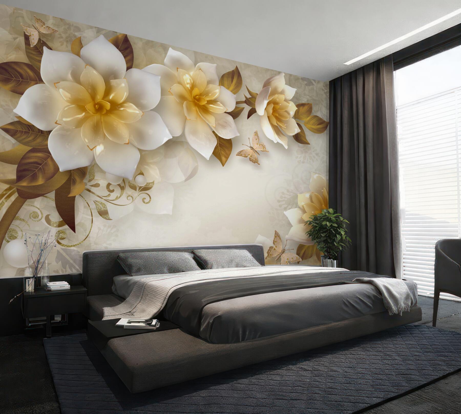 Fototapeta PORCELANOWE KWIATY?v23