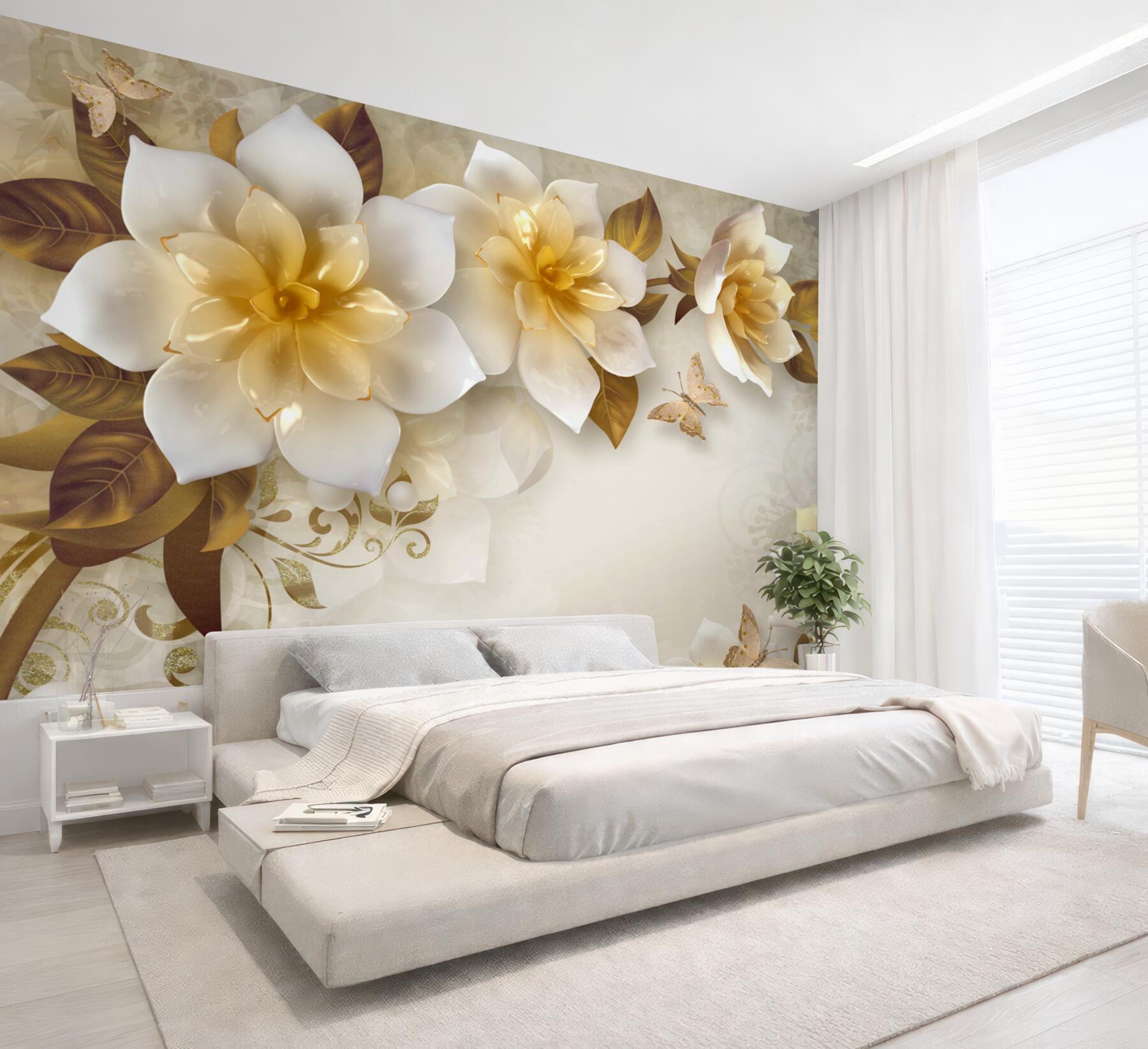 Fototapeta PORCELANOWE KWIATY?v23