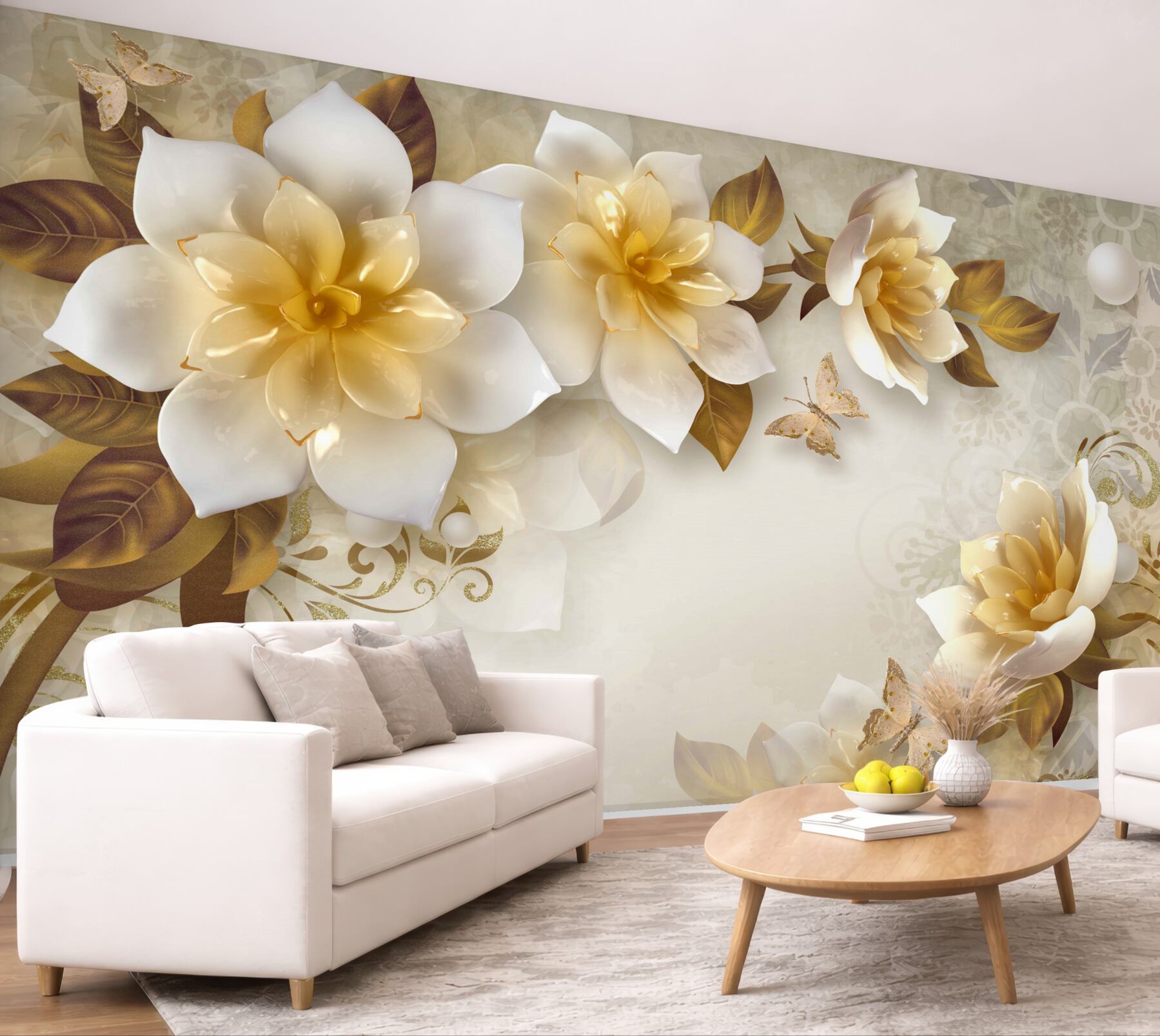 Fototapeta PORCELANOWE KWIATY?v23