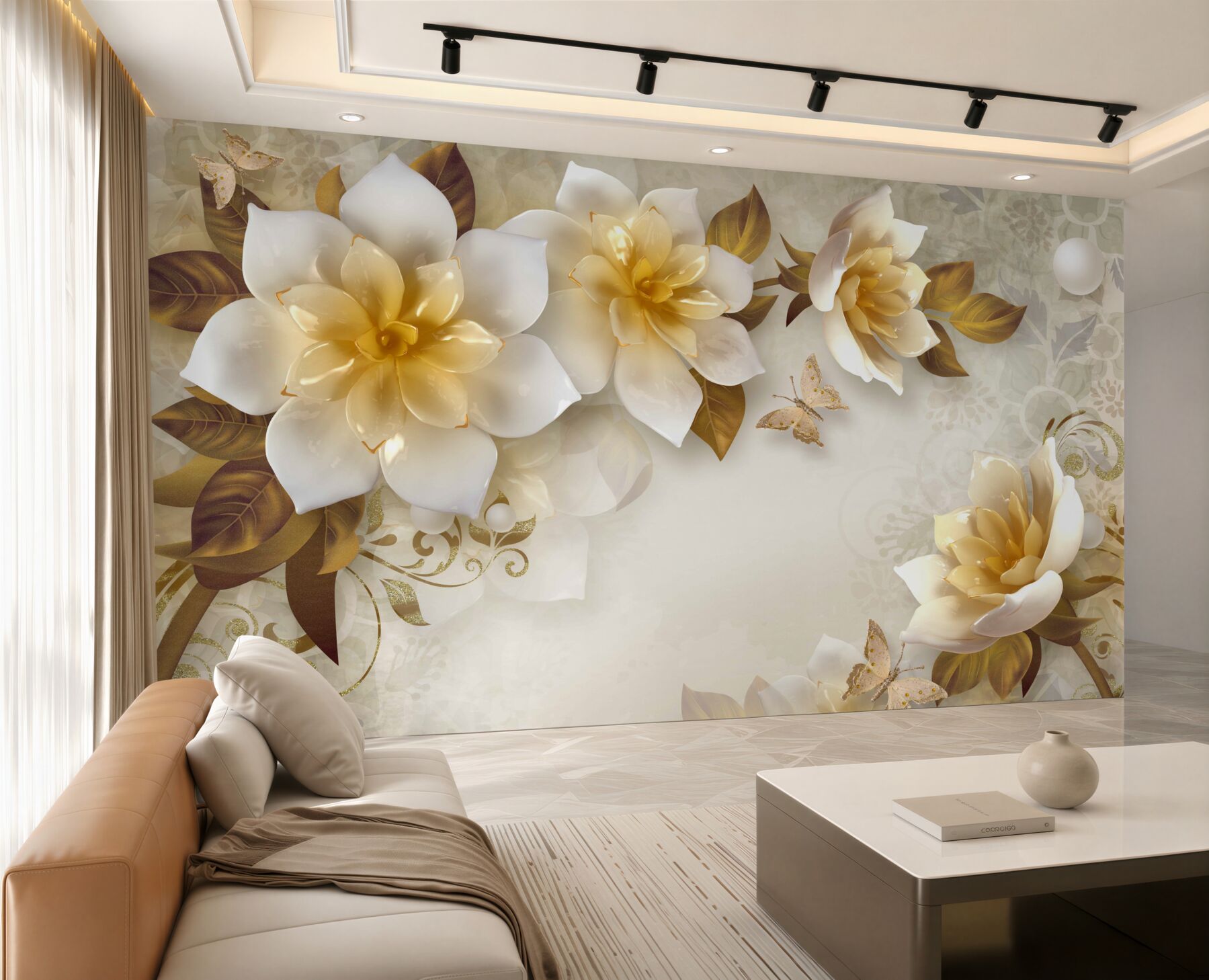 Fototapeta PORCELANOWE KWIATY?v23