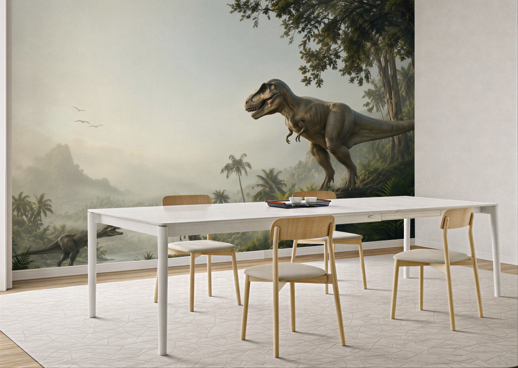 Fototapeta Dinozaur, wygaśnięcie i velociraptor?v23