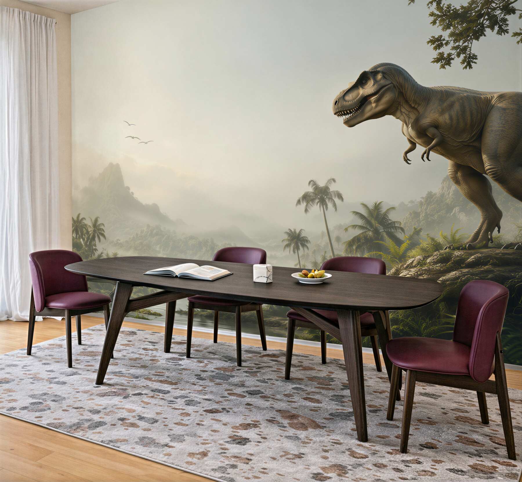 Fototapeta Dinozaur, wygaśnięcie i velociraptor?v23
