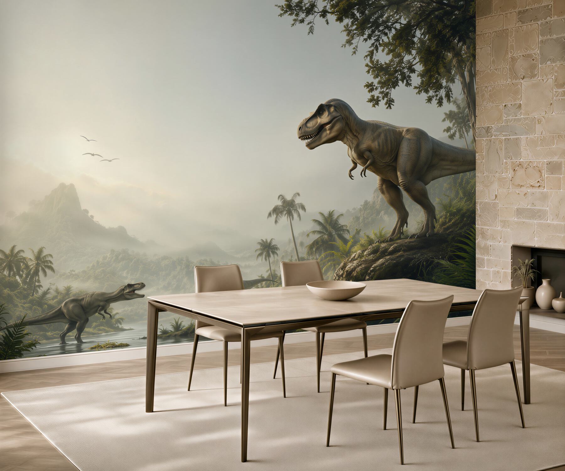 Fototapeta Dinozaur, wygaśnięcie i velociraptor?v23