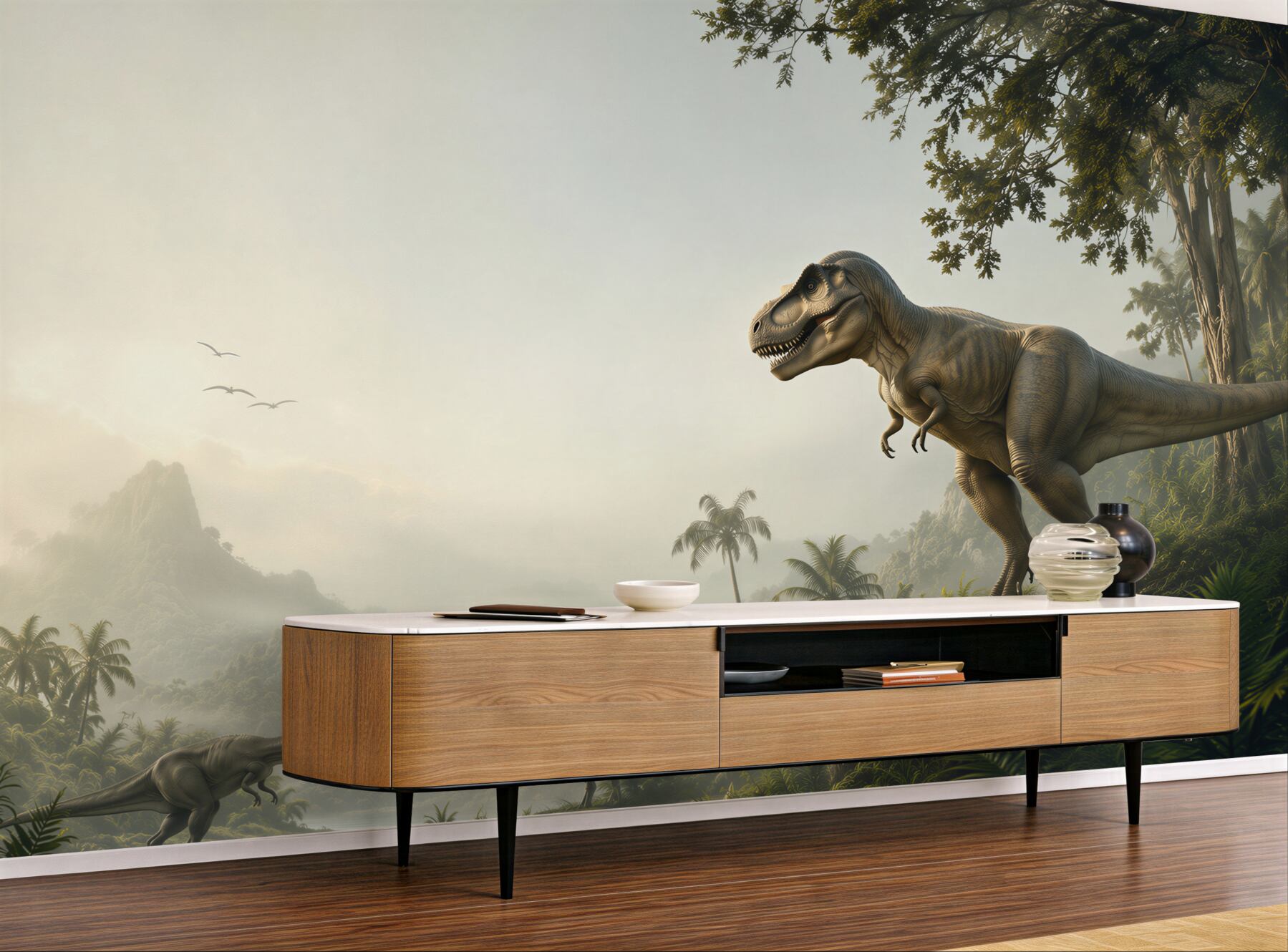 Fototapeta Dinozaur, wygaśnięcie i velociraptor?v23