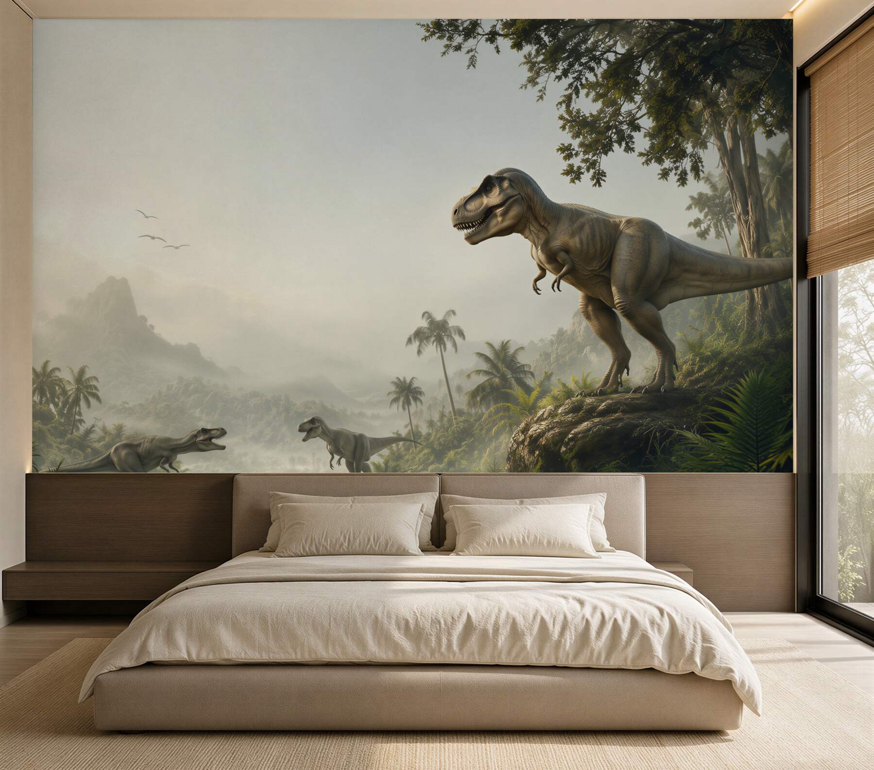 Fototapeta Dinozaur, wygaśnięcie i velociraptor