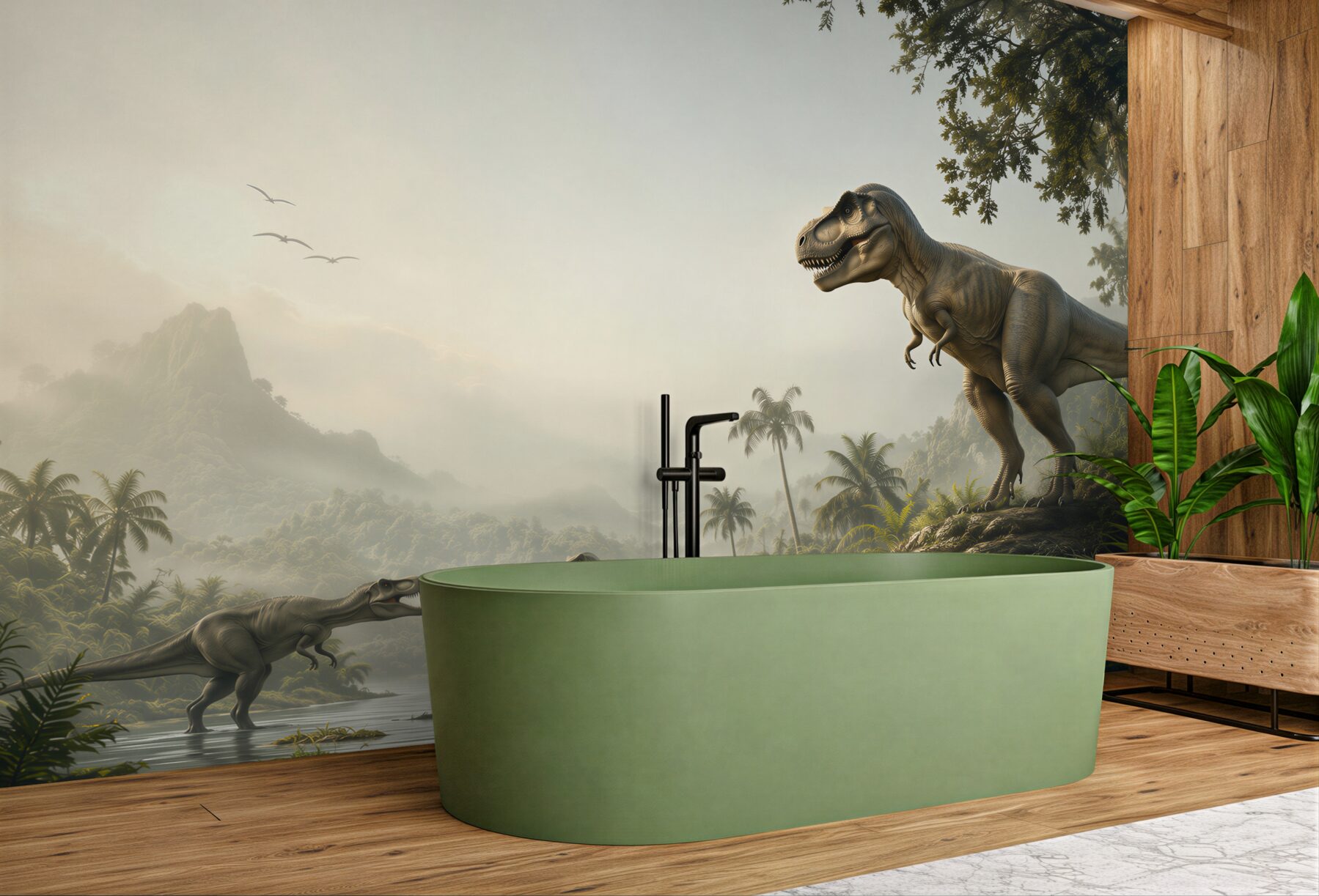 Fototapeta Dinozaur, wygaśnięcie i velociraptor?v23