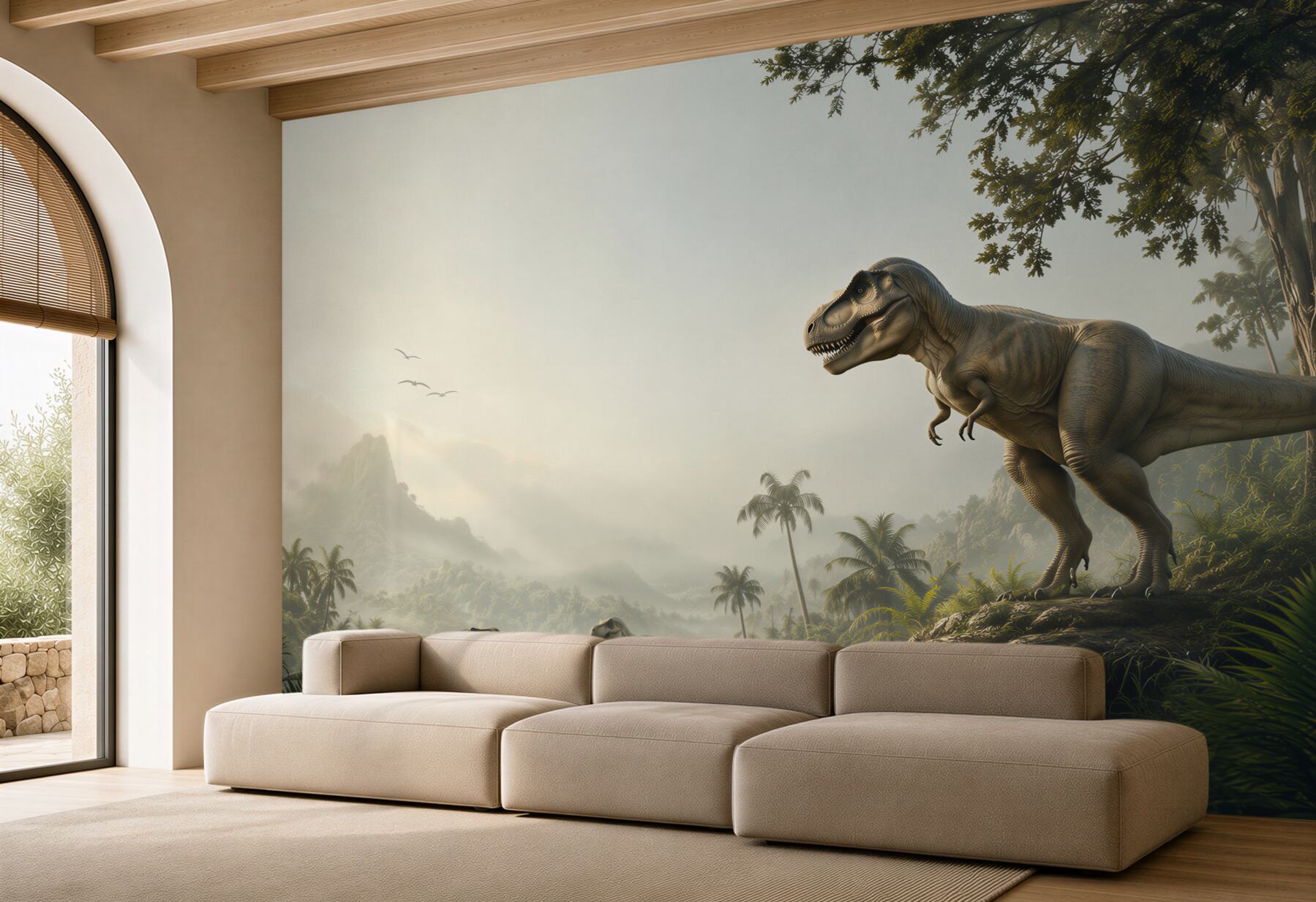 Fototapeta Dinozaur, wygaśnięcie i velociraptor?v23