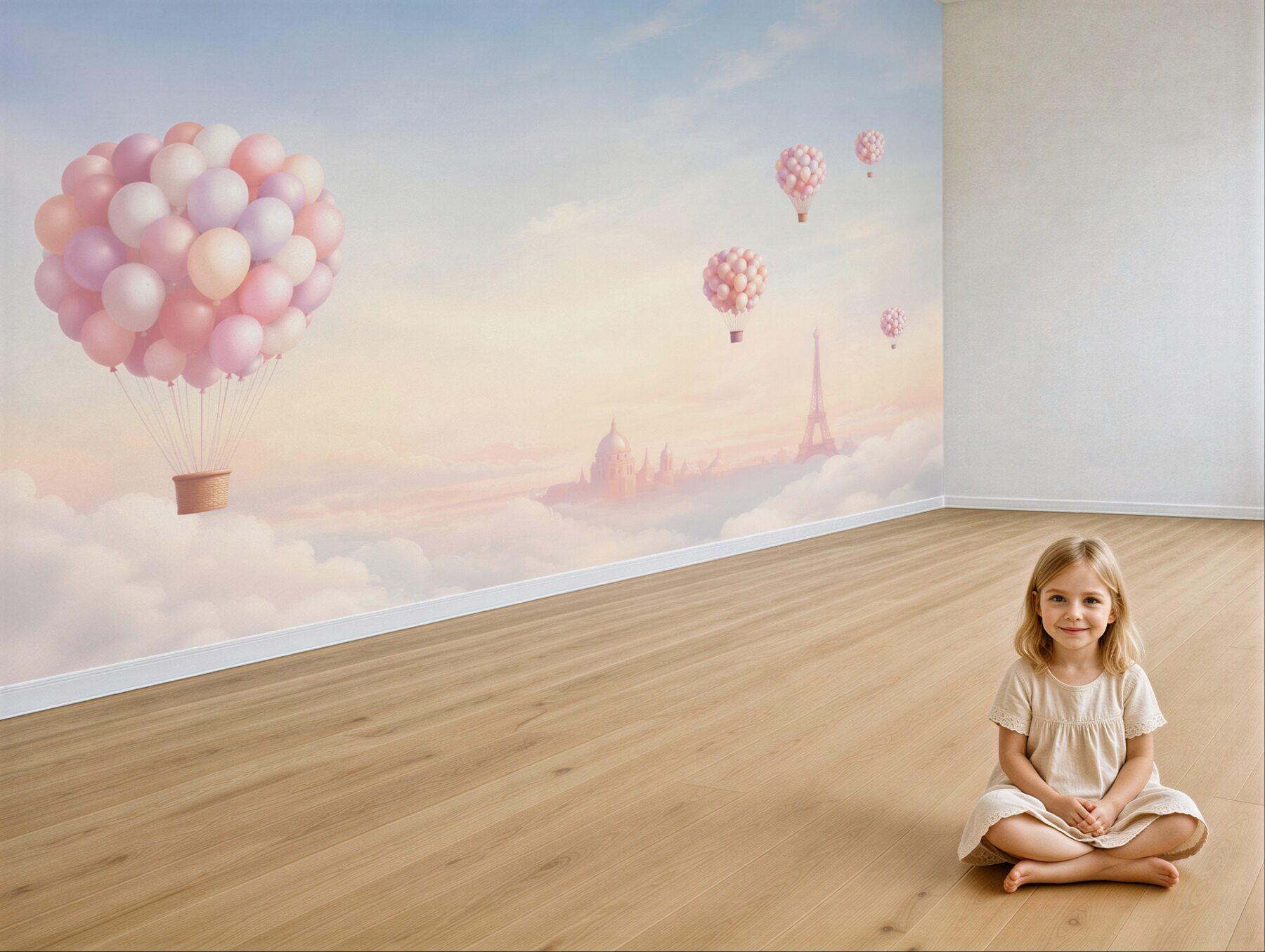 Fototapeta sala i różowy?v23