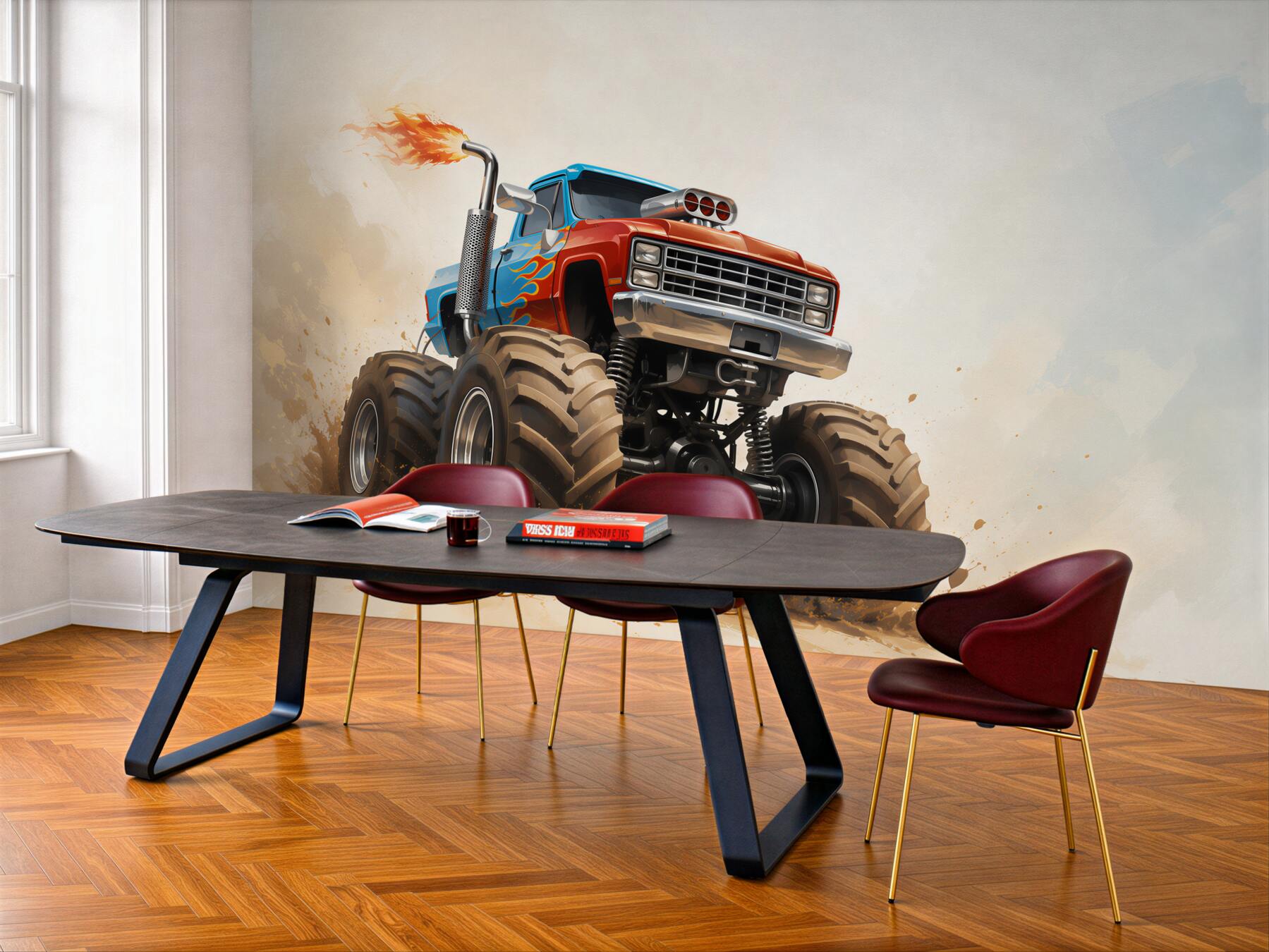 Fototapeta Pojazd lądowy, Monster Truck i pojazd?v23