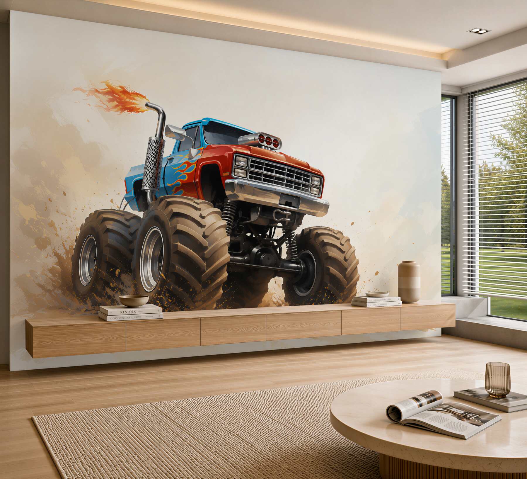 Fototapeta Pojazd lądowy, Monster Truck i pojazd?v23