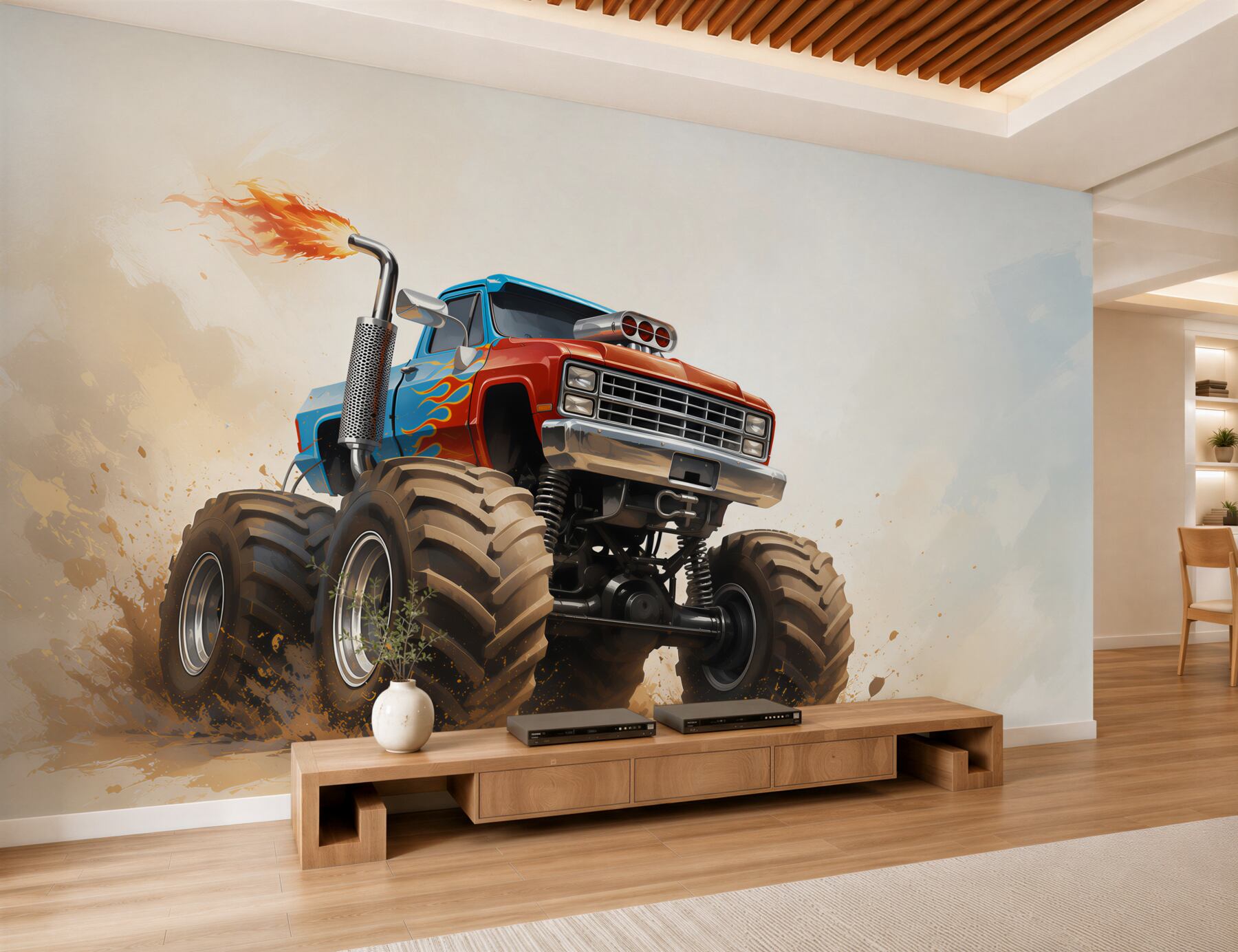 Fototapeta Pojazd lądowy, Monster Truck i pojazd