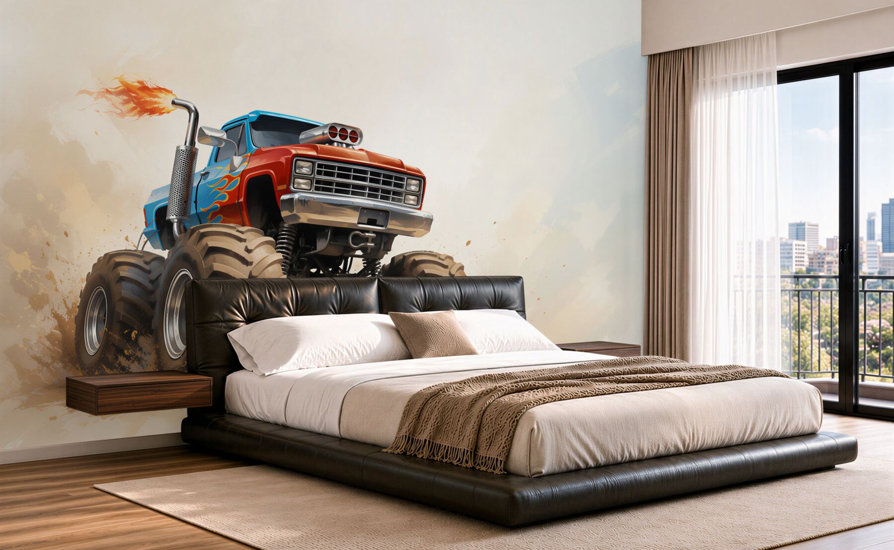Fototapeta Pojazd lądowy, Monster Truck i pojazd?v23