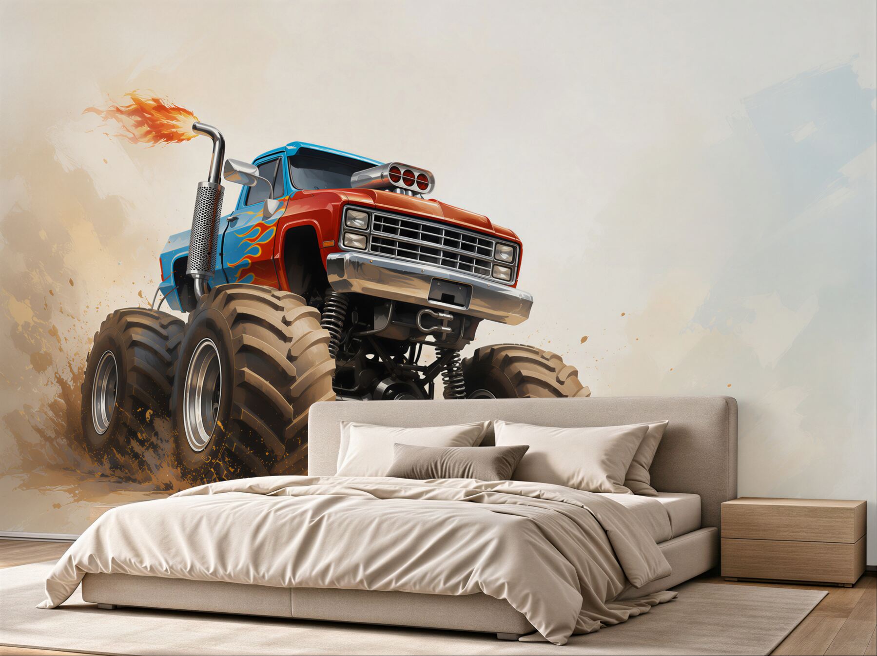 Fototapeta Pojazd lądowy, Monster Truck i pojazd?v23