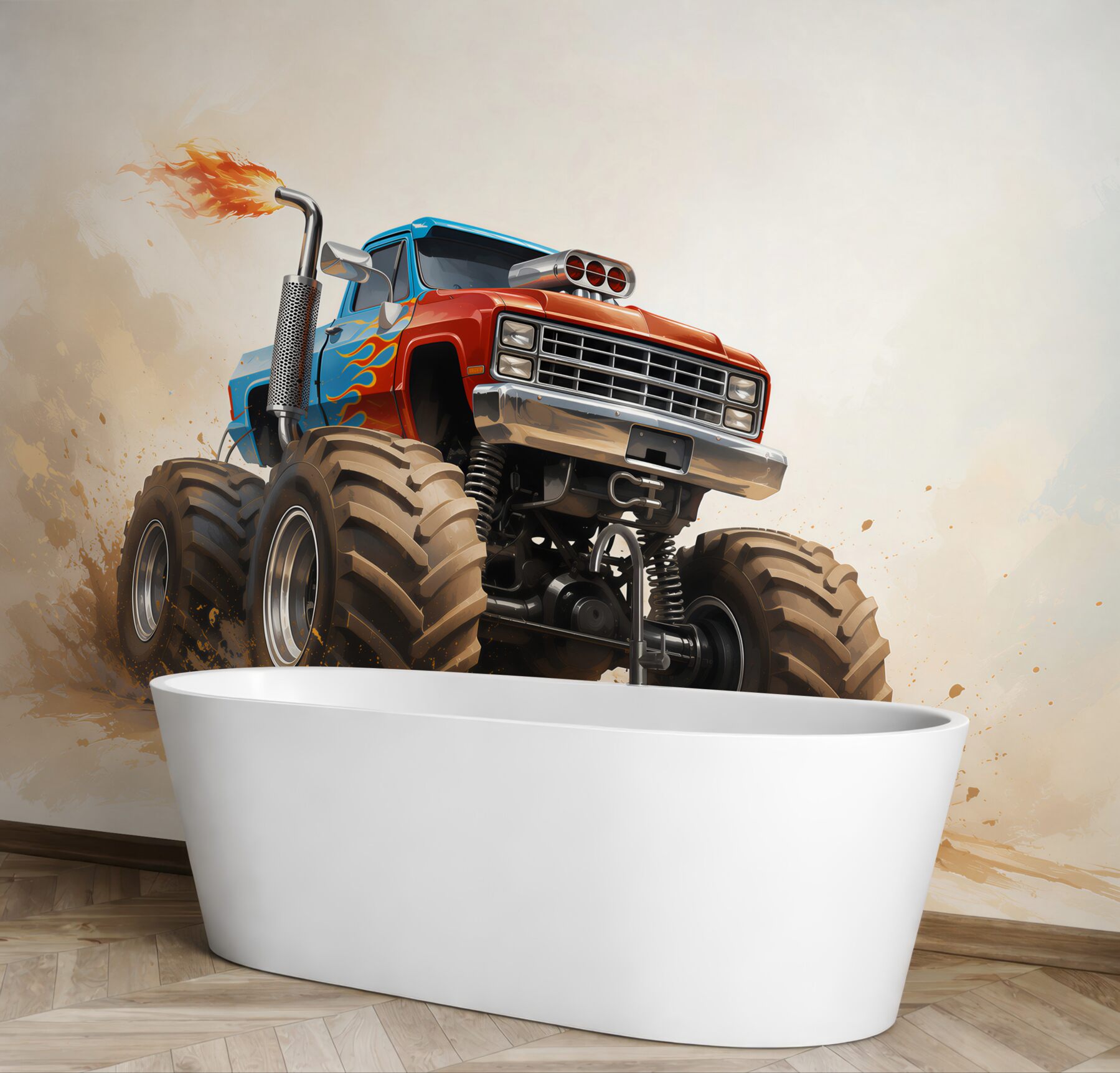 Fototapeta Pojazd lądowy, Monster Truck i pojazd?v23