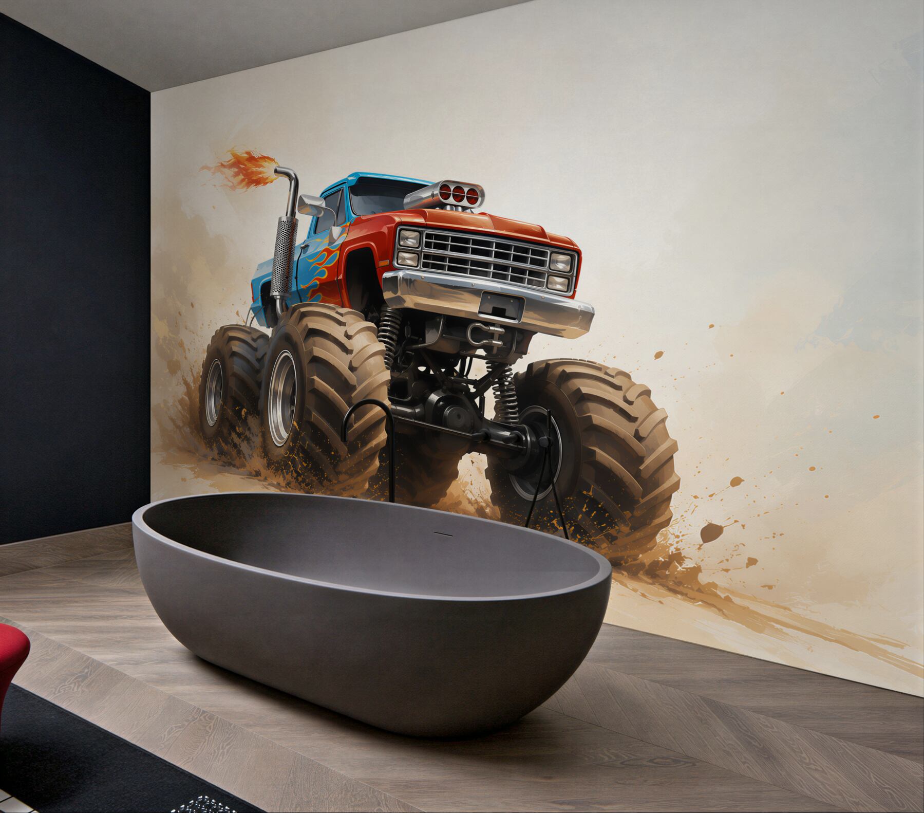 Fototapeta Pojazd lądowy, Monster Truck i pojazd?v23