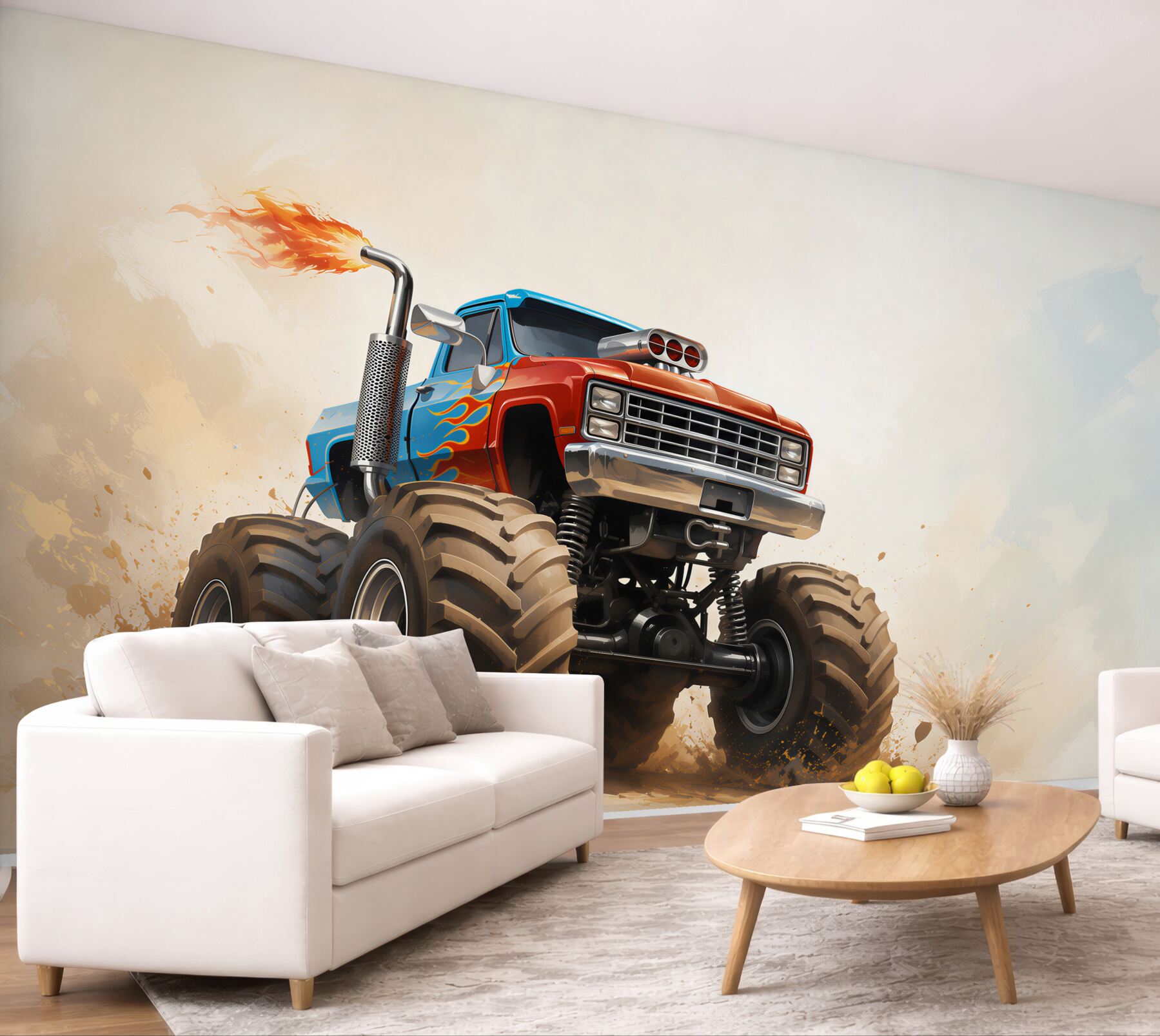 Fototapeta Pojazd lądowy, Monster Truck i pojazd?v23