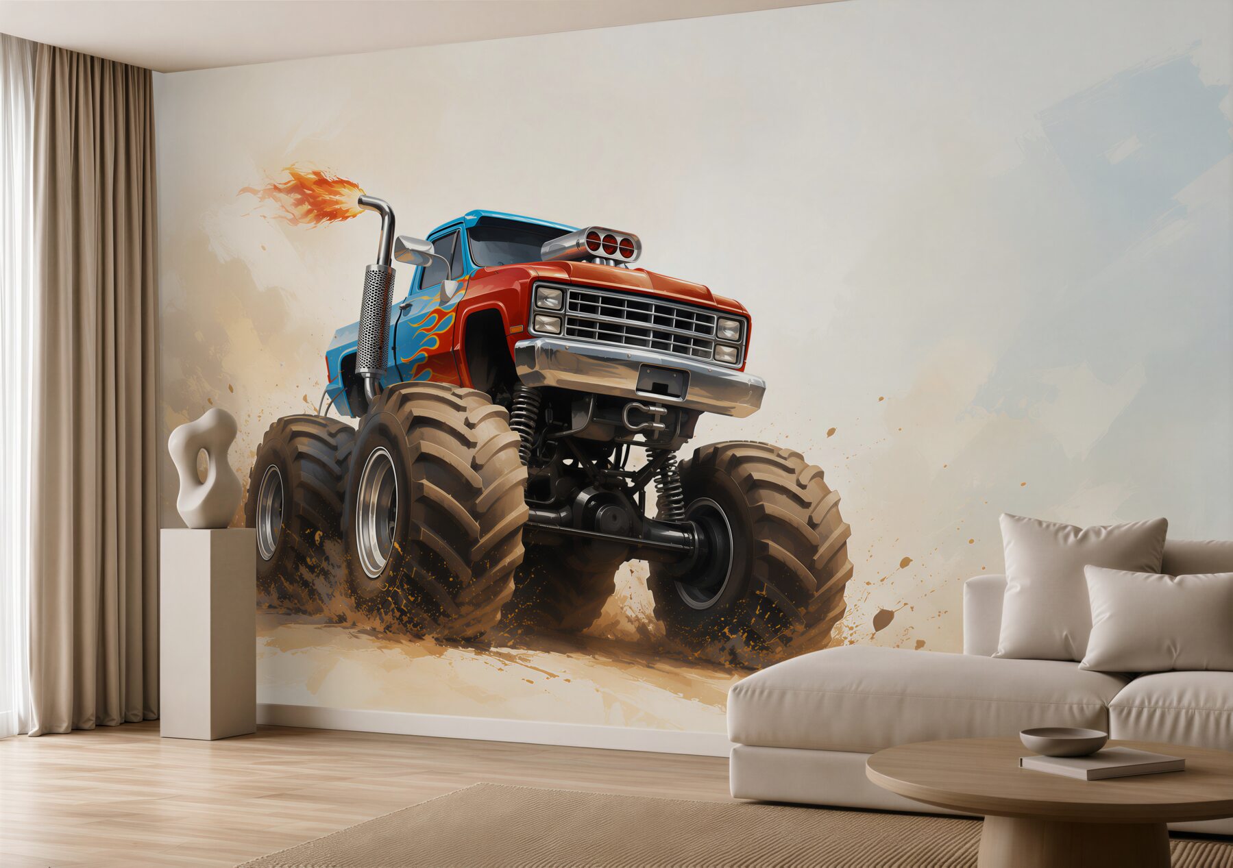 Fototapeta Pojazd lądowy, Monster Truck i pojazd?v23