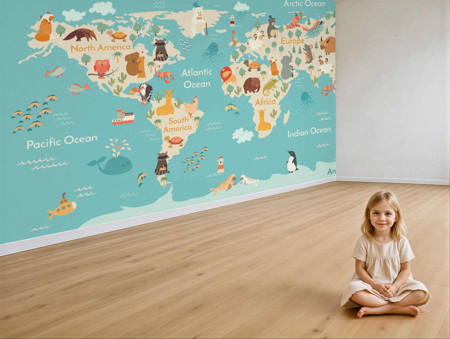 Fototapeta turkusowa mapa?v23