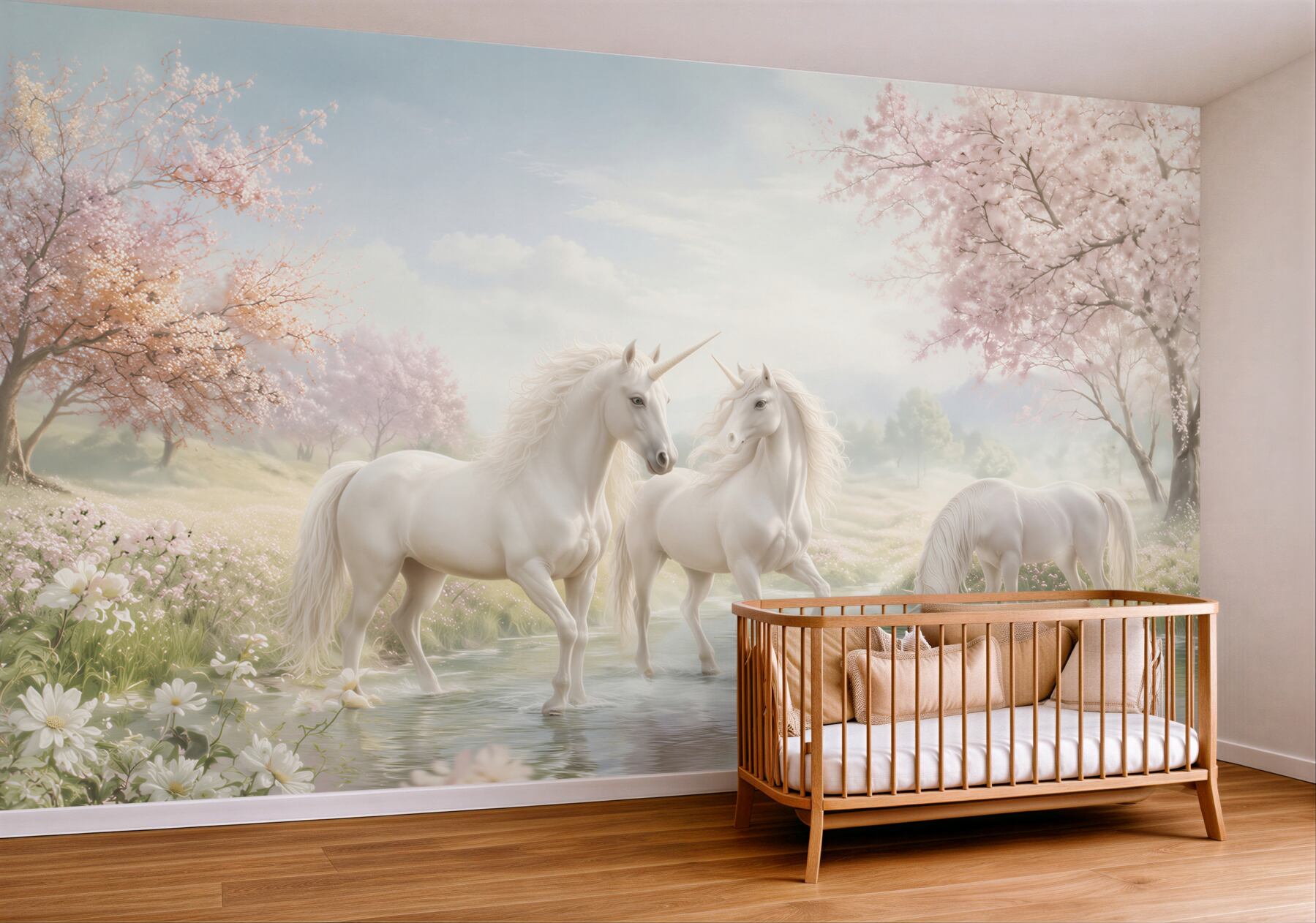 Fototapeta Roślina, koń i kwiat