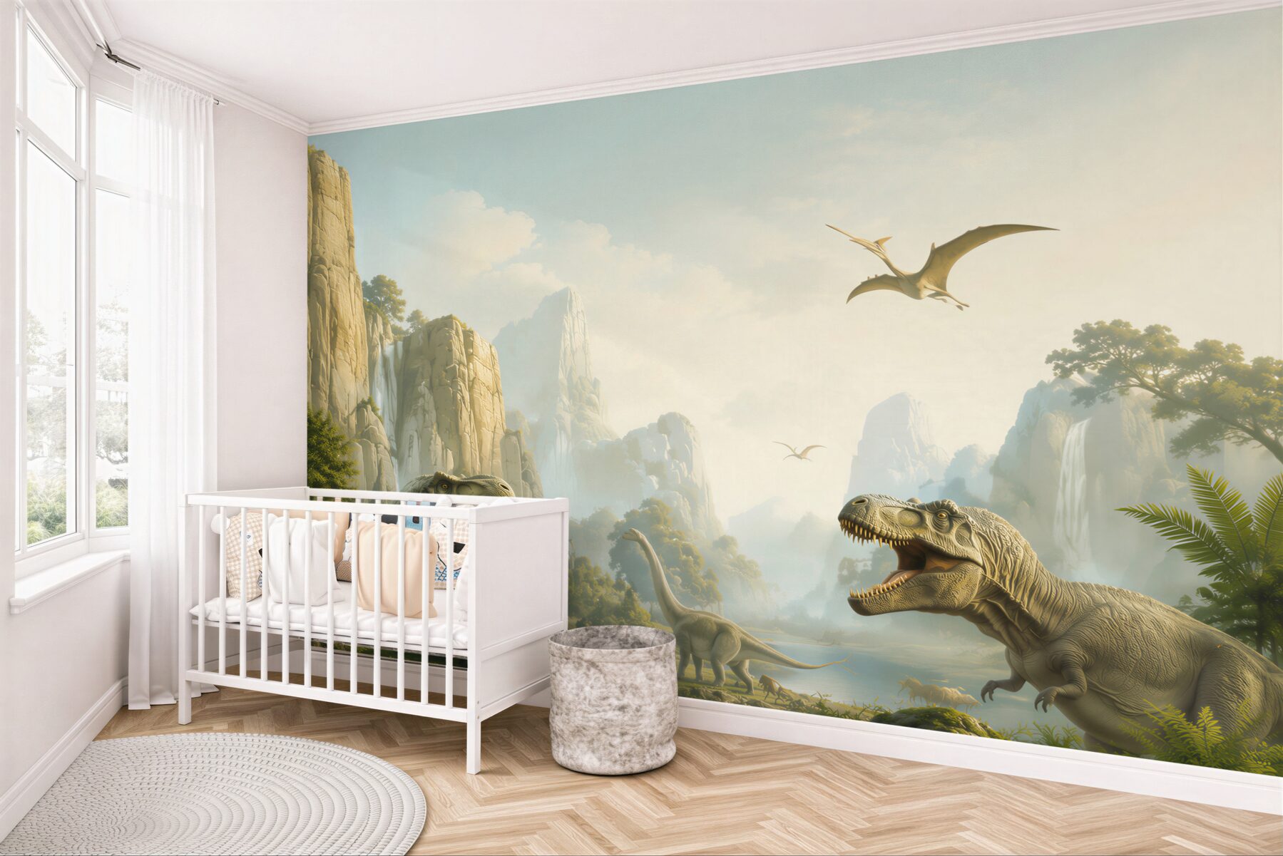 Fototapeta Dinozaury i góry?v23