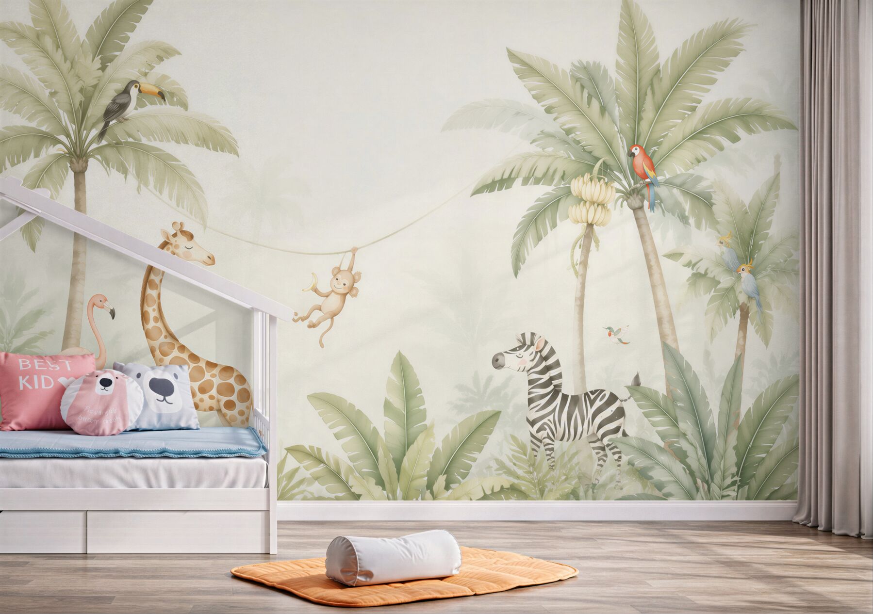 Fototapeta żyrafa, giraffidae i Tapeta