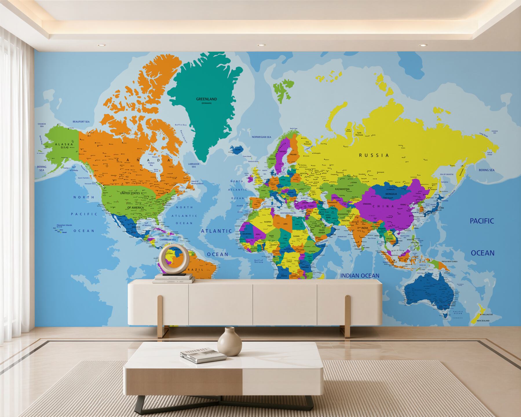 Fototapeta mapa świata w kolorze?v23