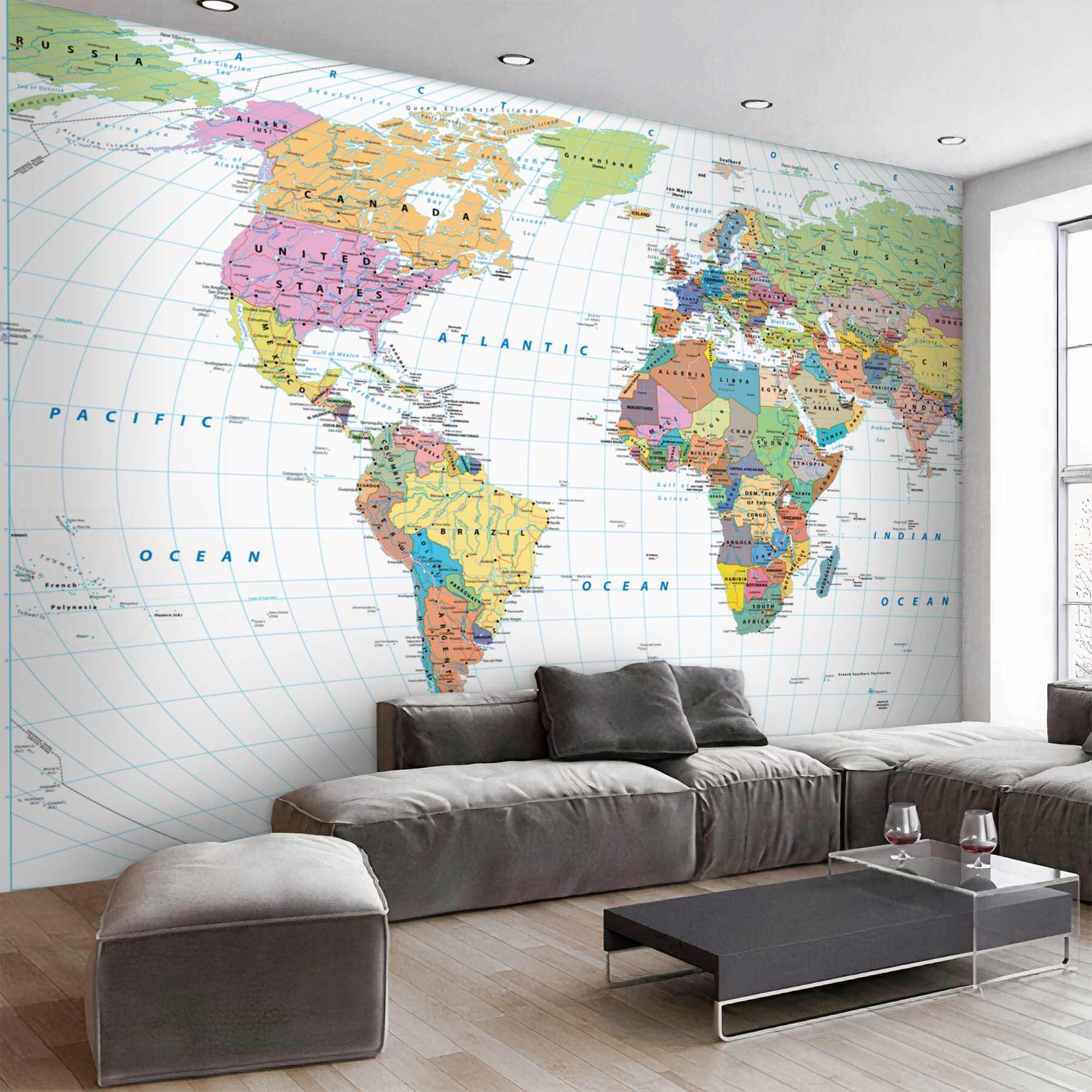 Fototapeta geopolityczna mapa świata?v23