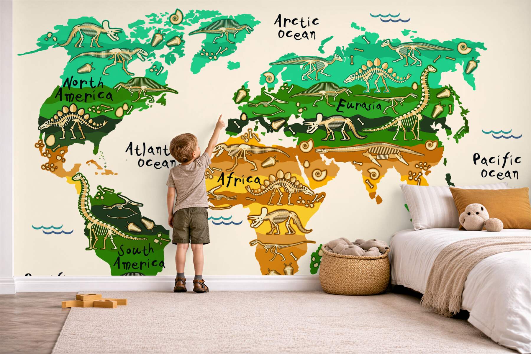 Fototapeta Niezwykła mapa świata?v23