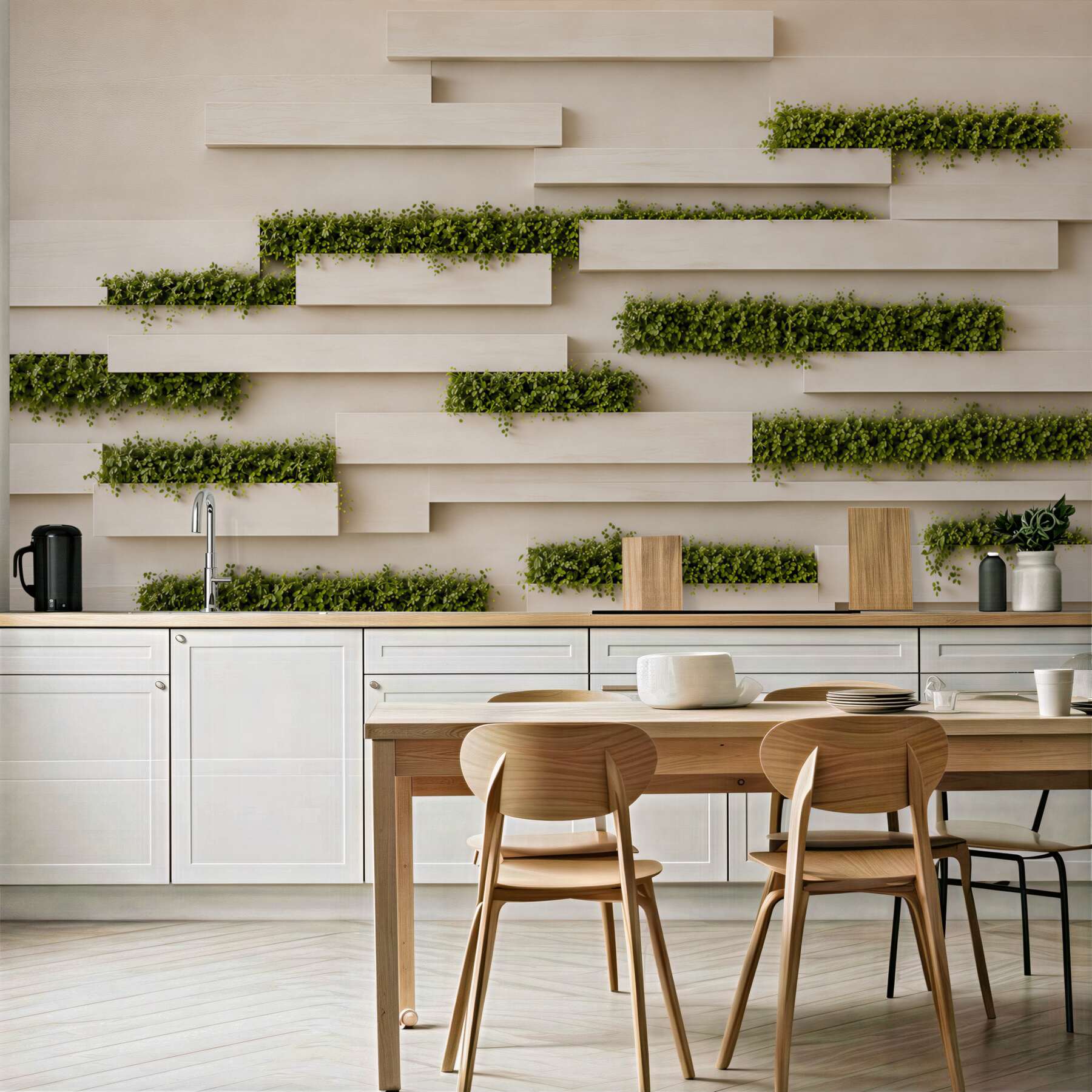 Fototapeta kamienny mur z żywą zielenią?v23