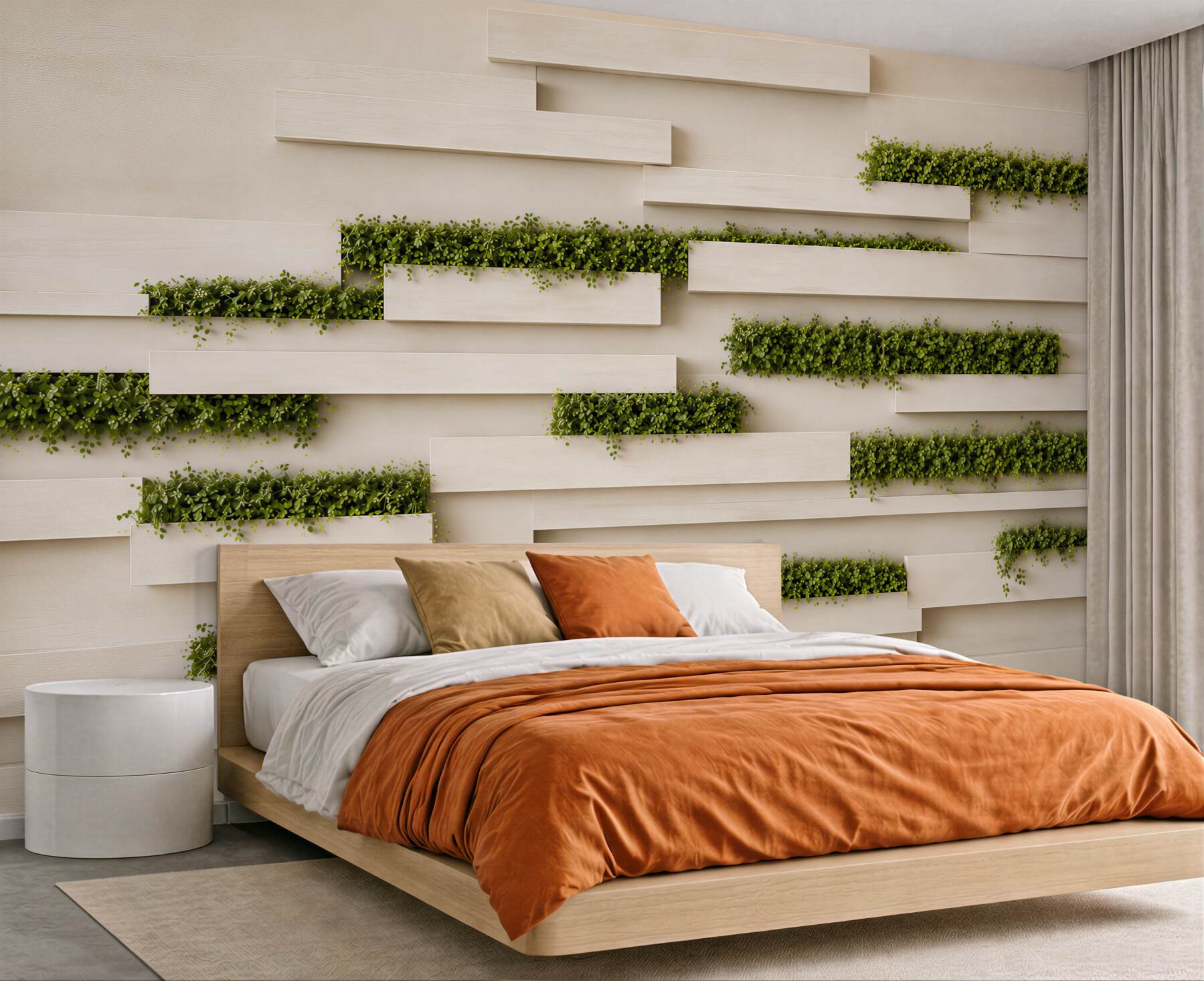 Fototapeta kamienny mur z żywą zielenią?v23