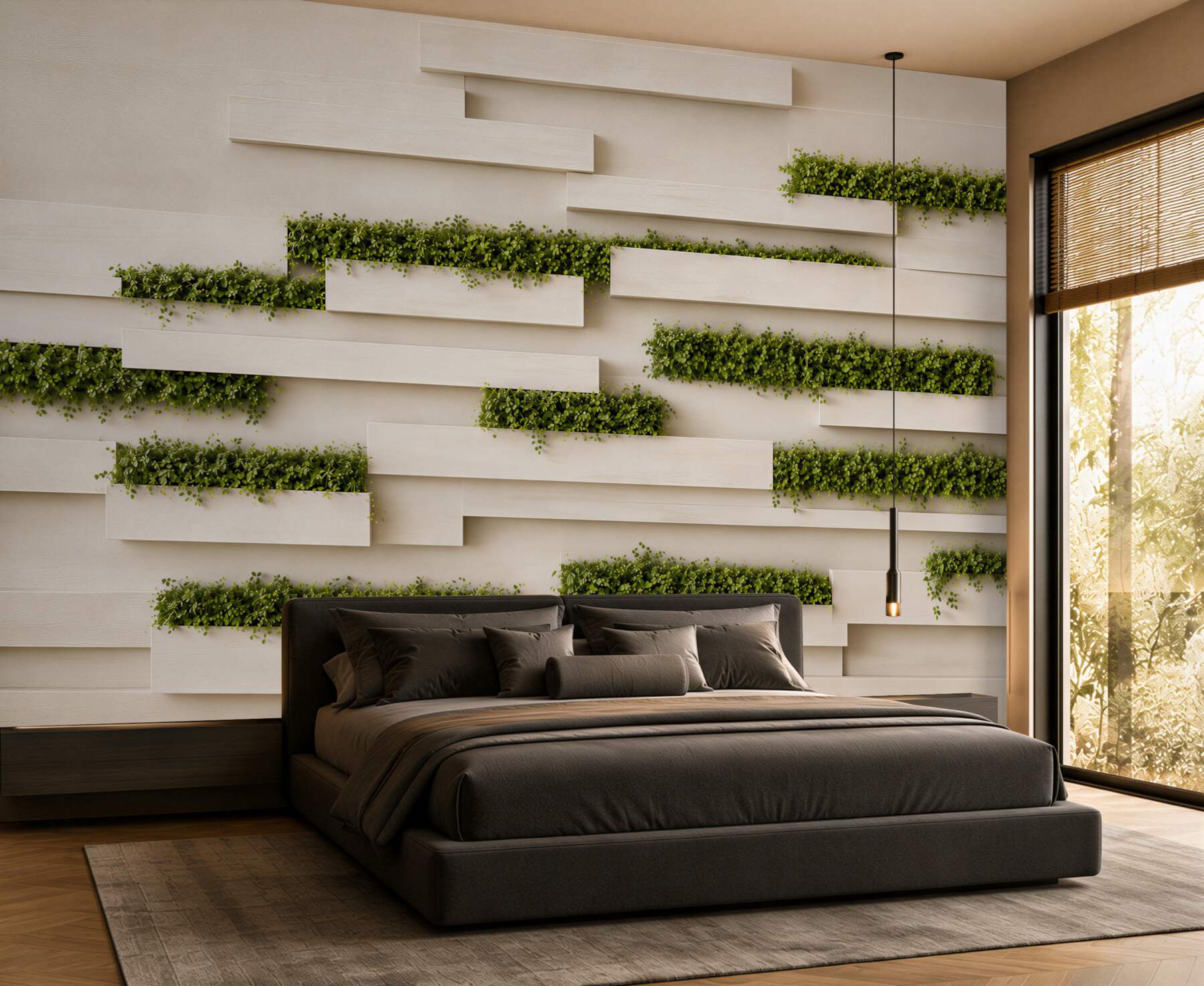 Fototapeta kamienny mur z żywą zielenią?v23