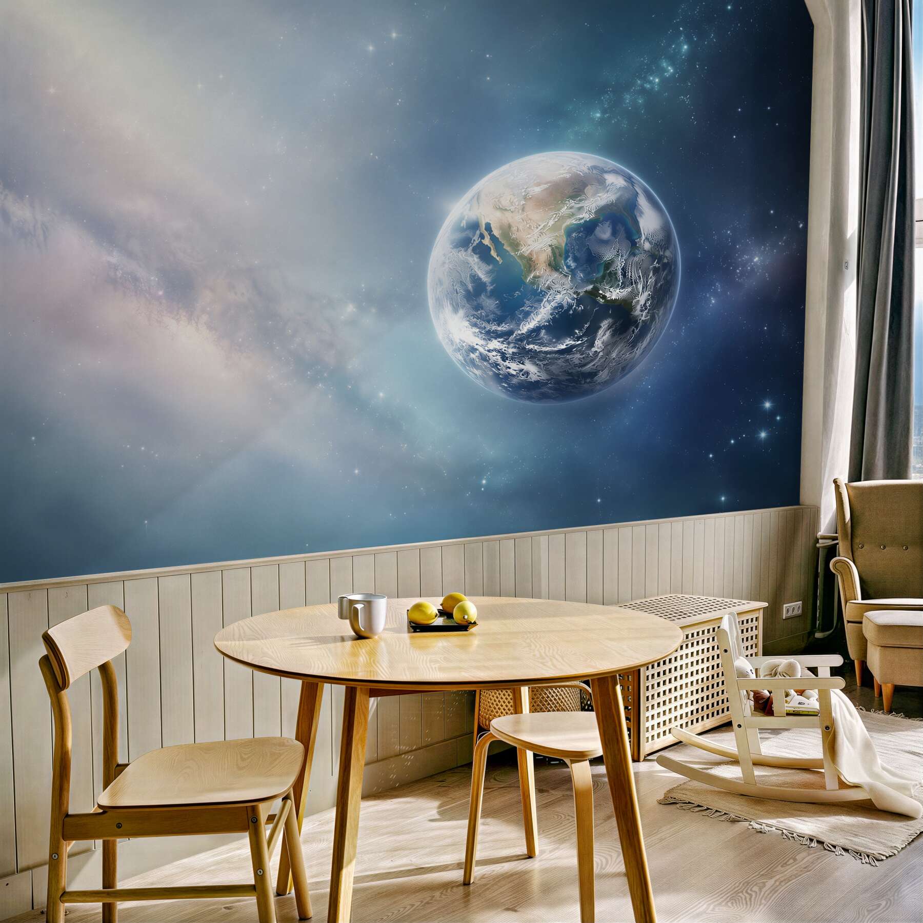 Fototapeta kamienny mur i planeta Ziemia?v23