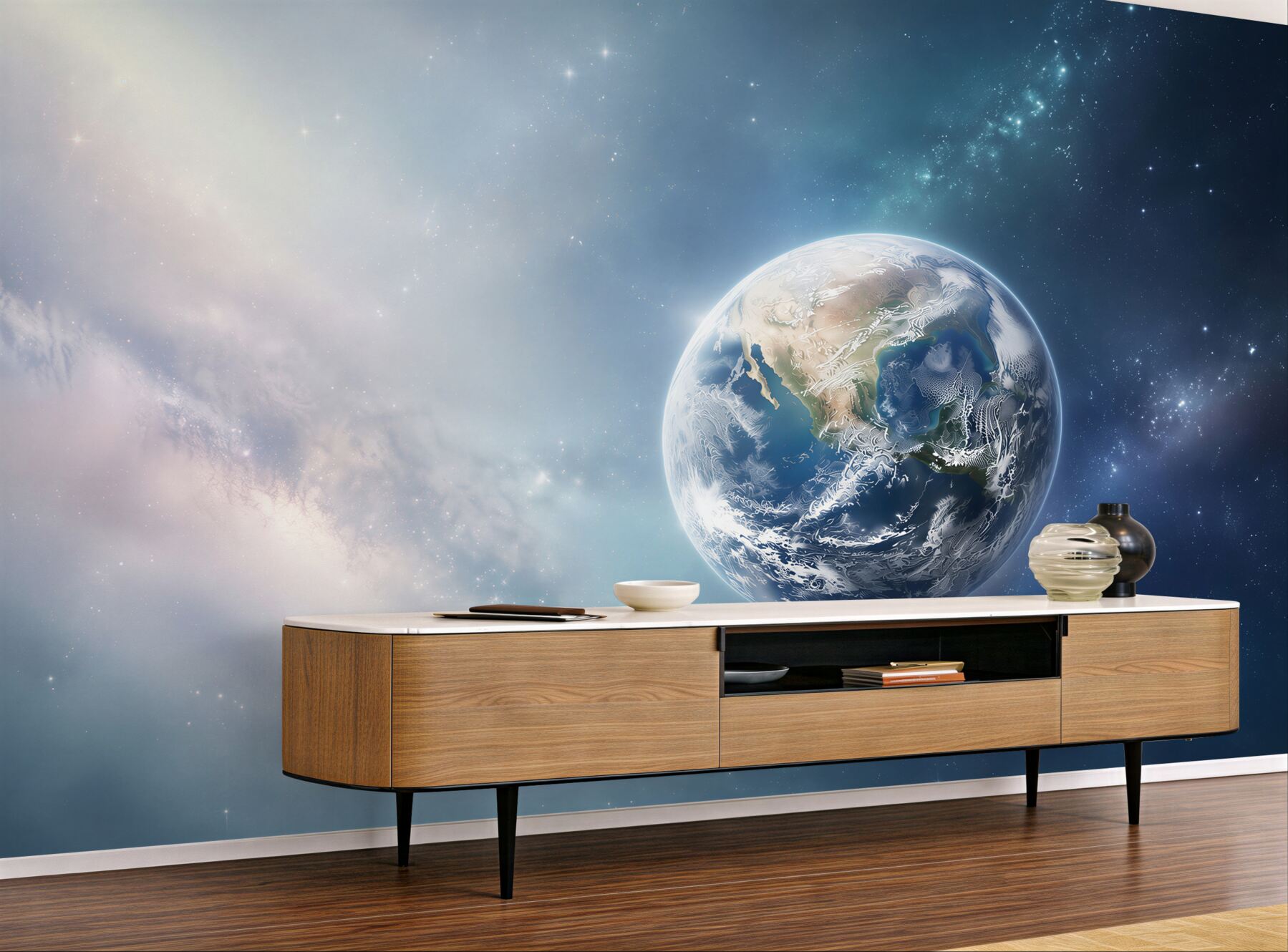 Fototapeta kamienny mur i planeta Ziemia?v23